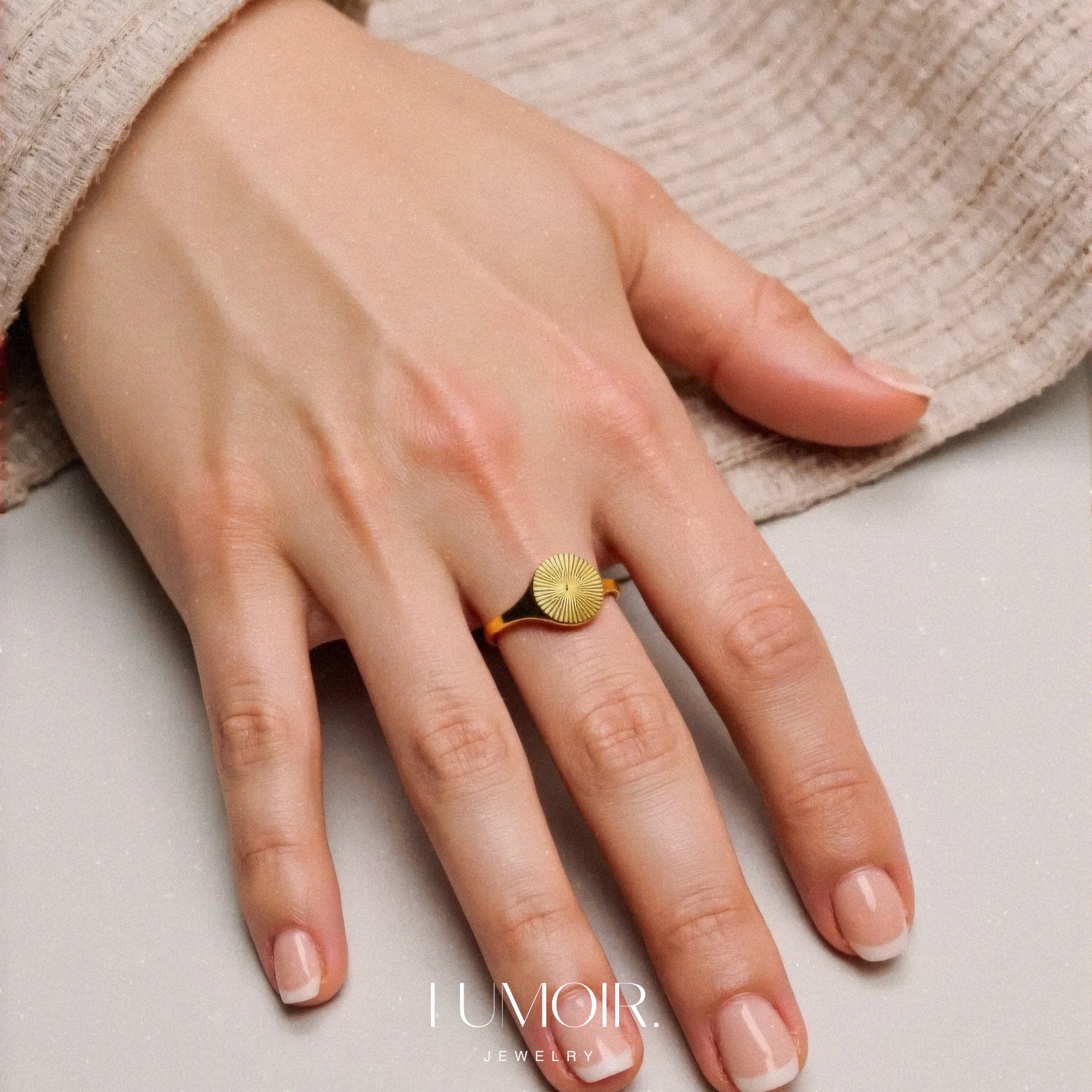 Stainless steel ring Zoé