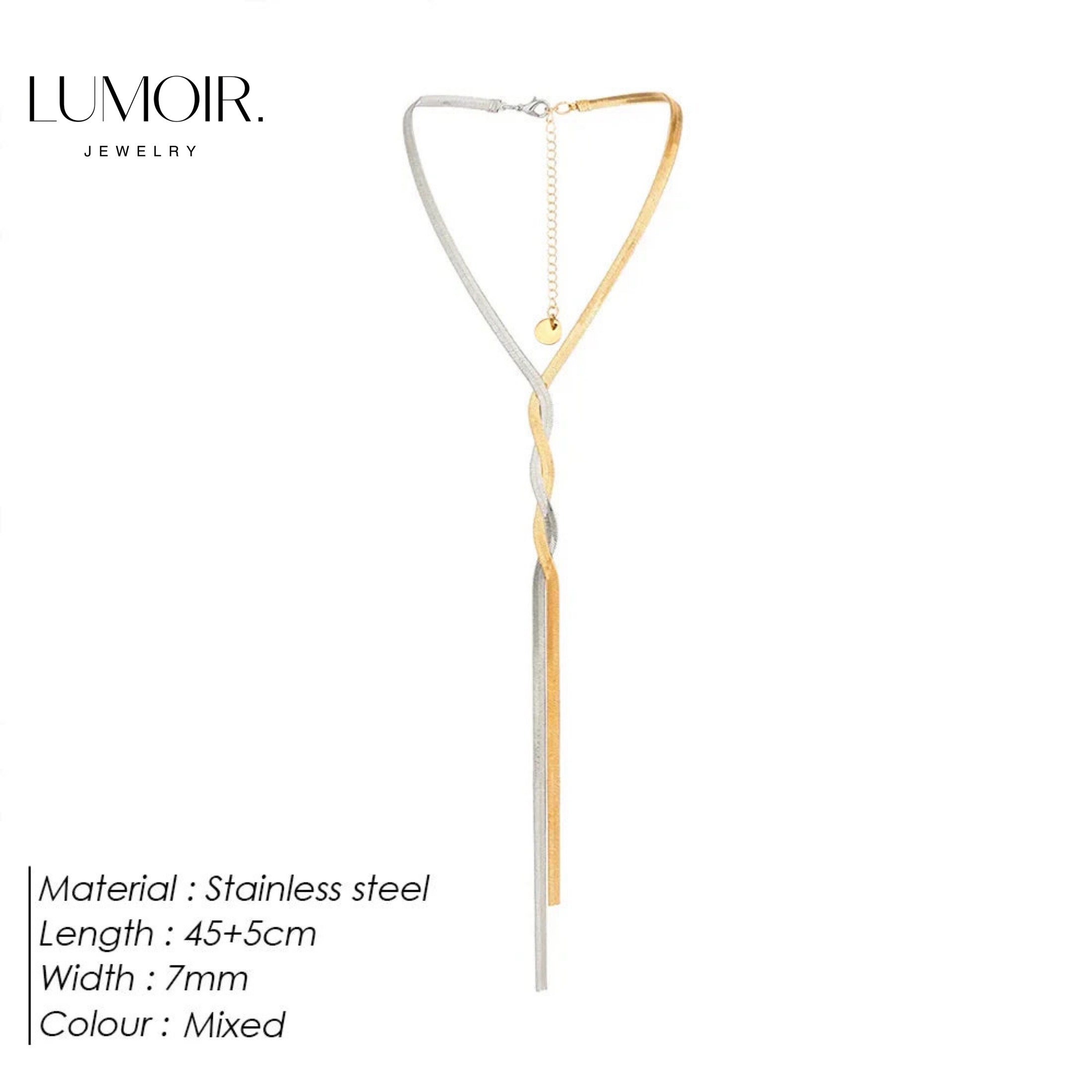 Colosa stainless steel necklace