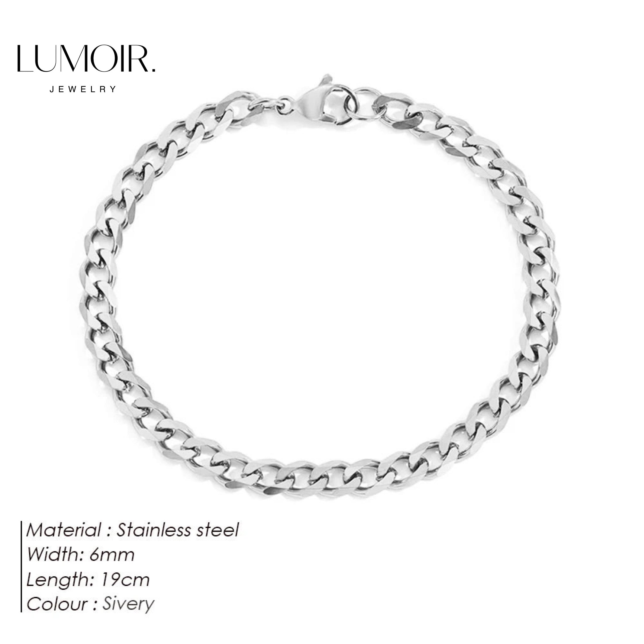 Stainless steel bracelet Nico