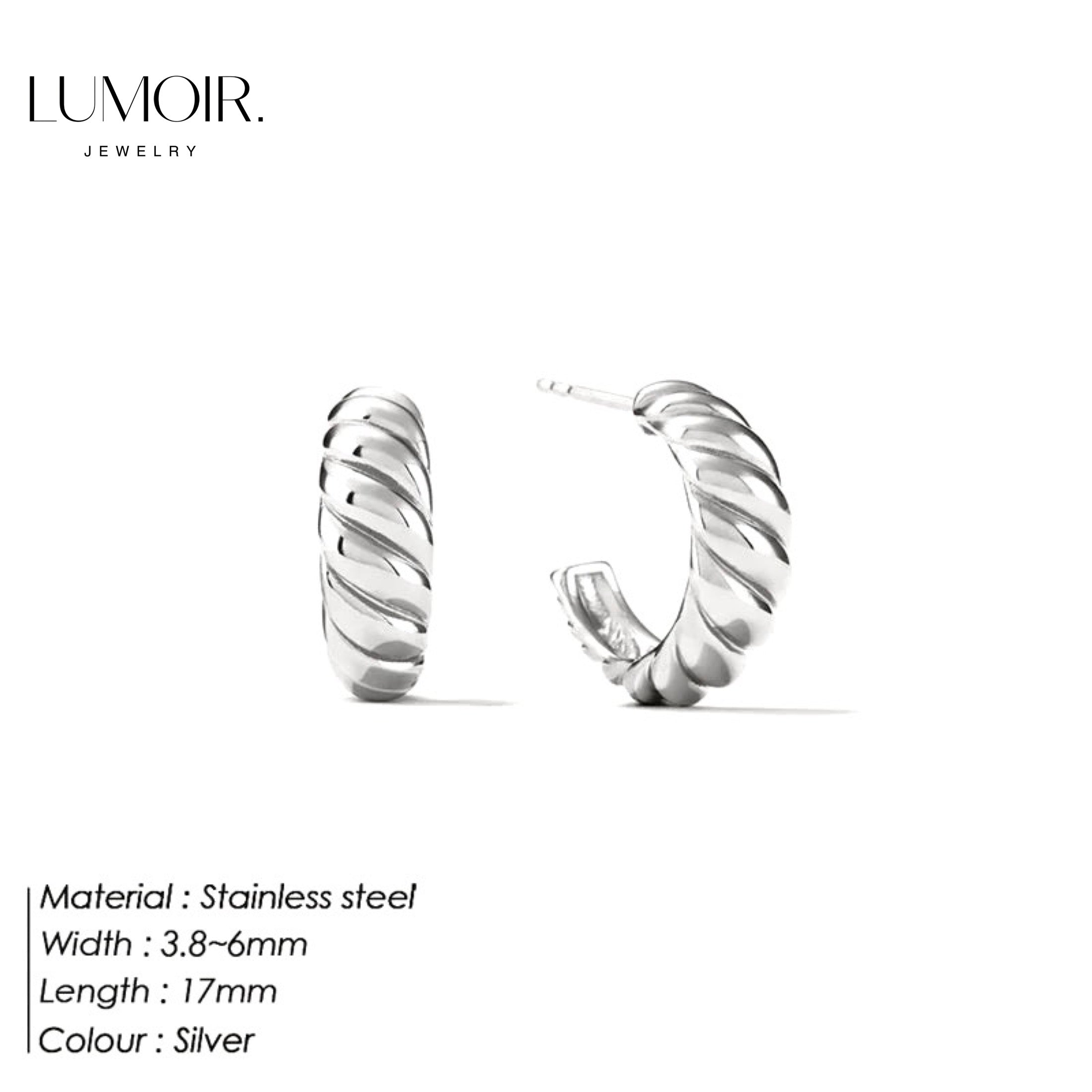 Kira stainless steel earrings