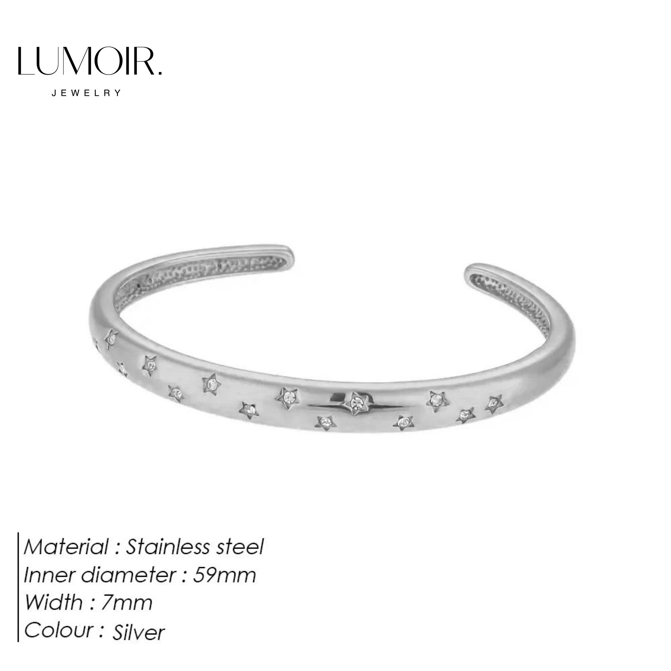 Stainless steel bracelet Zephyra