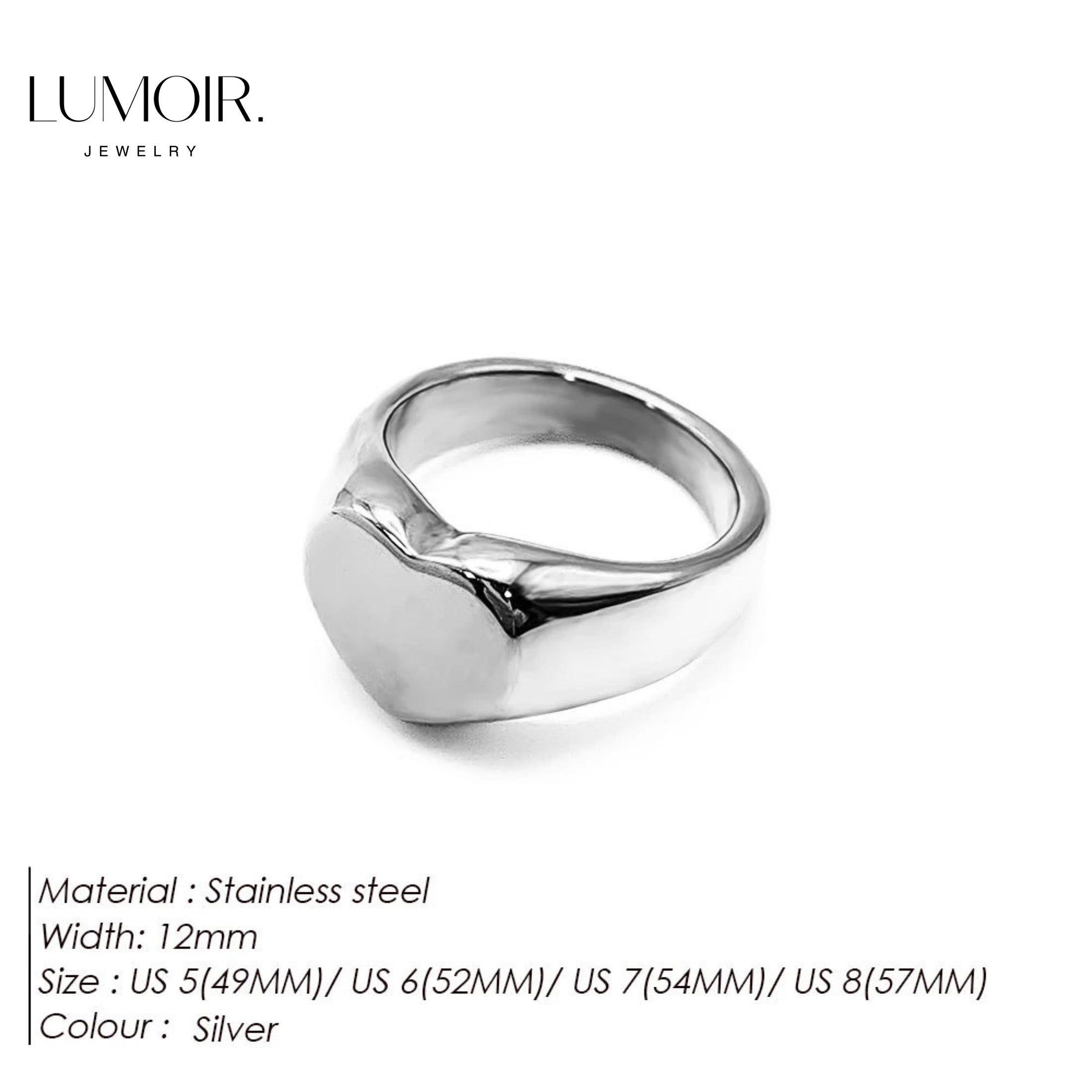 Stainless steel ring Romina