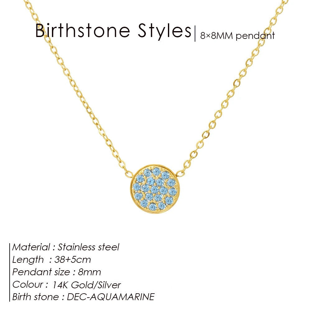 Birthstone necklace Elina