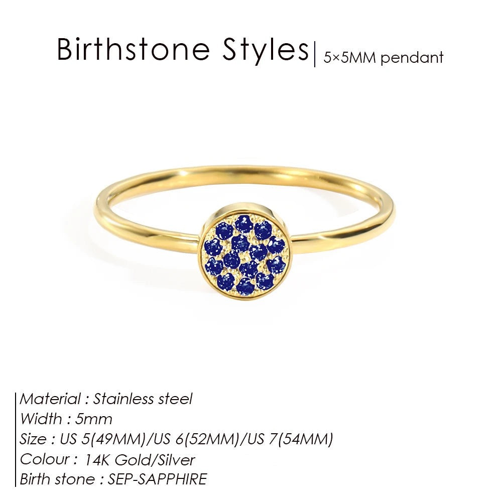 Birthstone ring Daniela