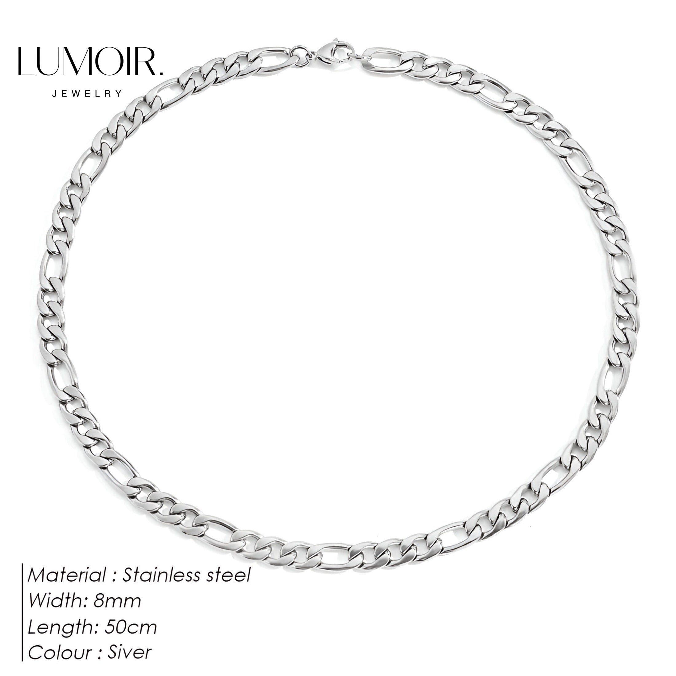 Stainless steel necklace Brice
