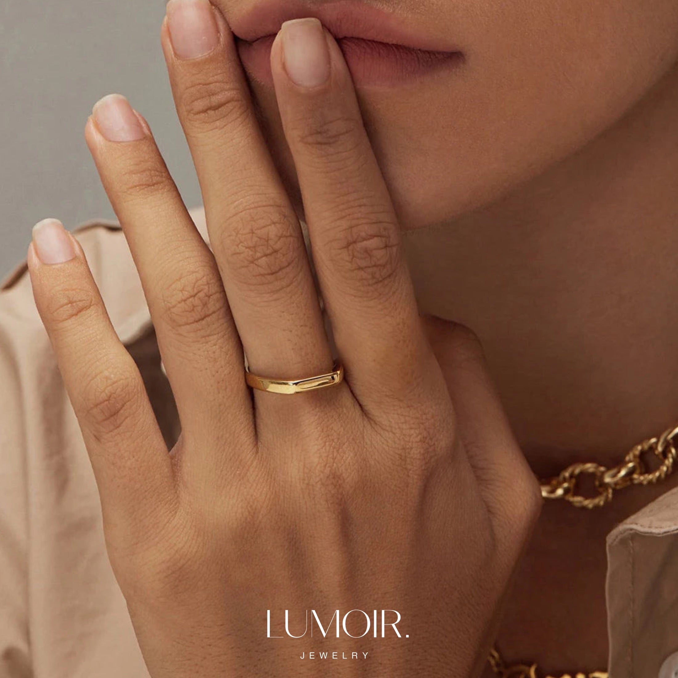 Stainless steel ring Sunny