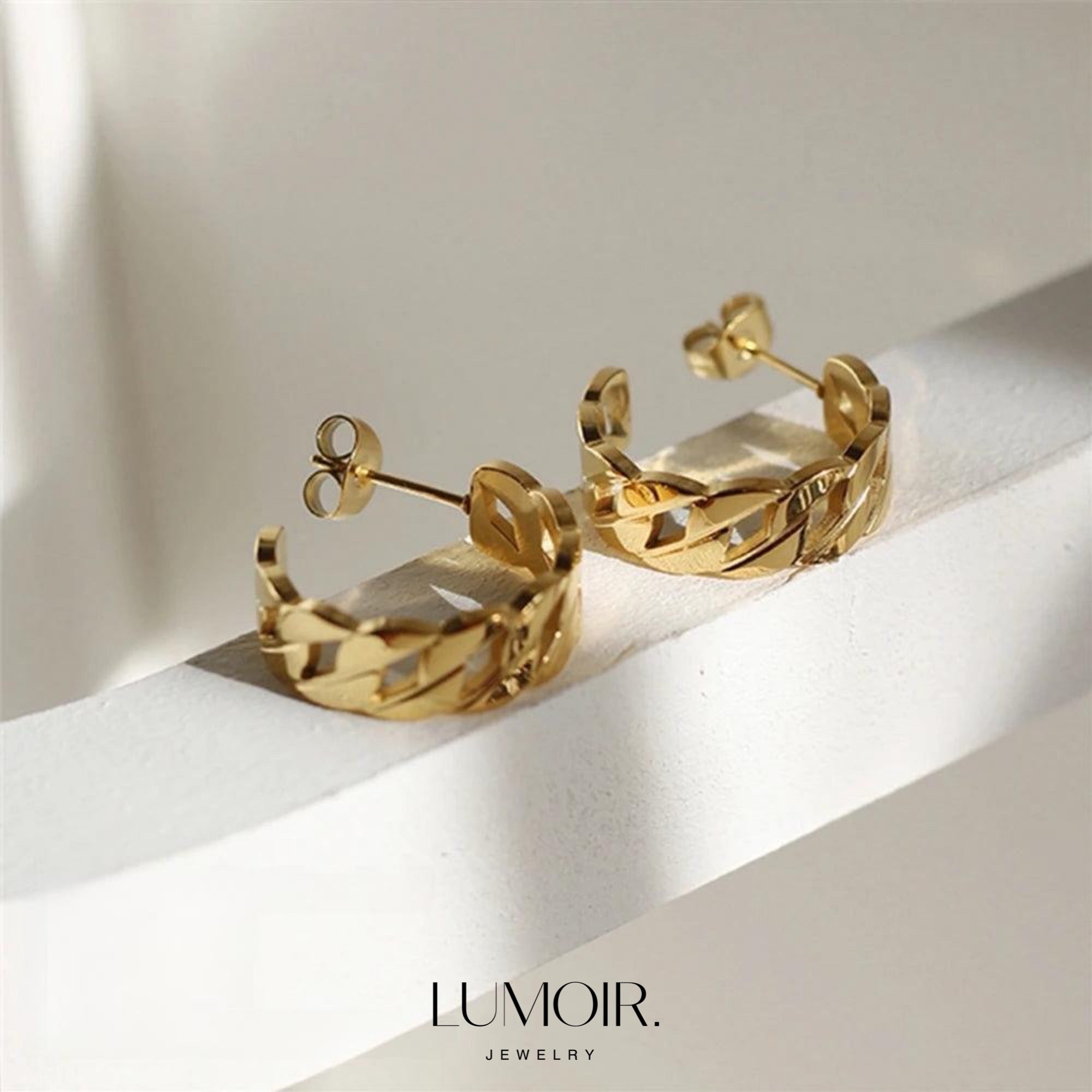 Stainless steel earrings Pina