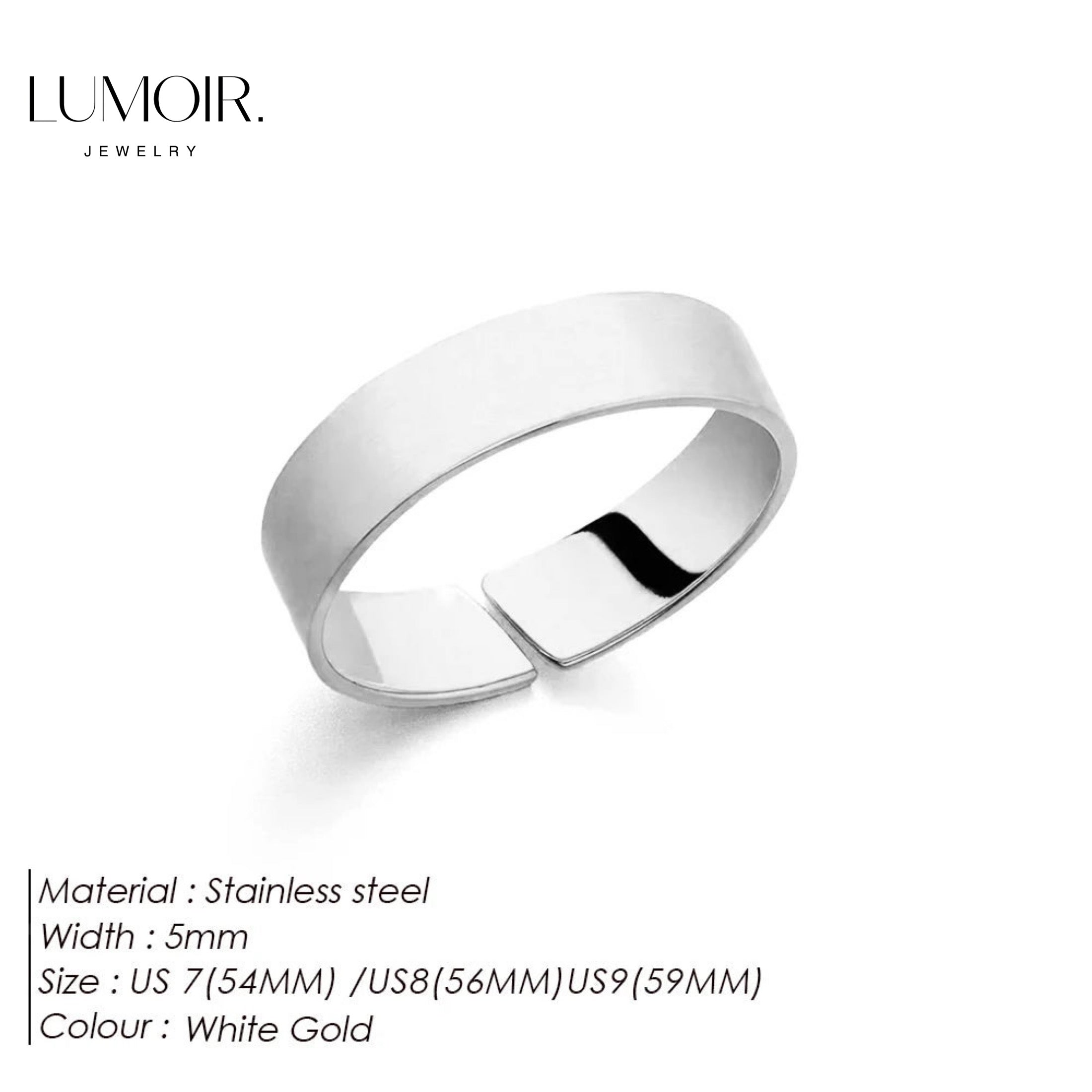 Stainless steel ring Marino