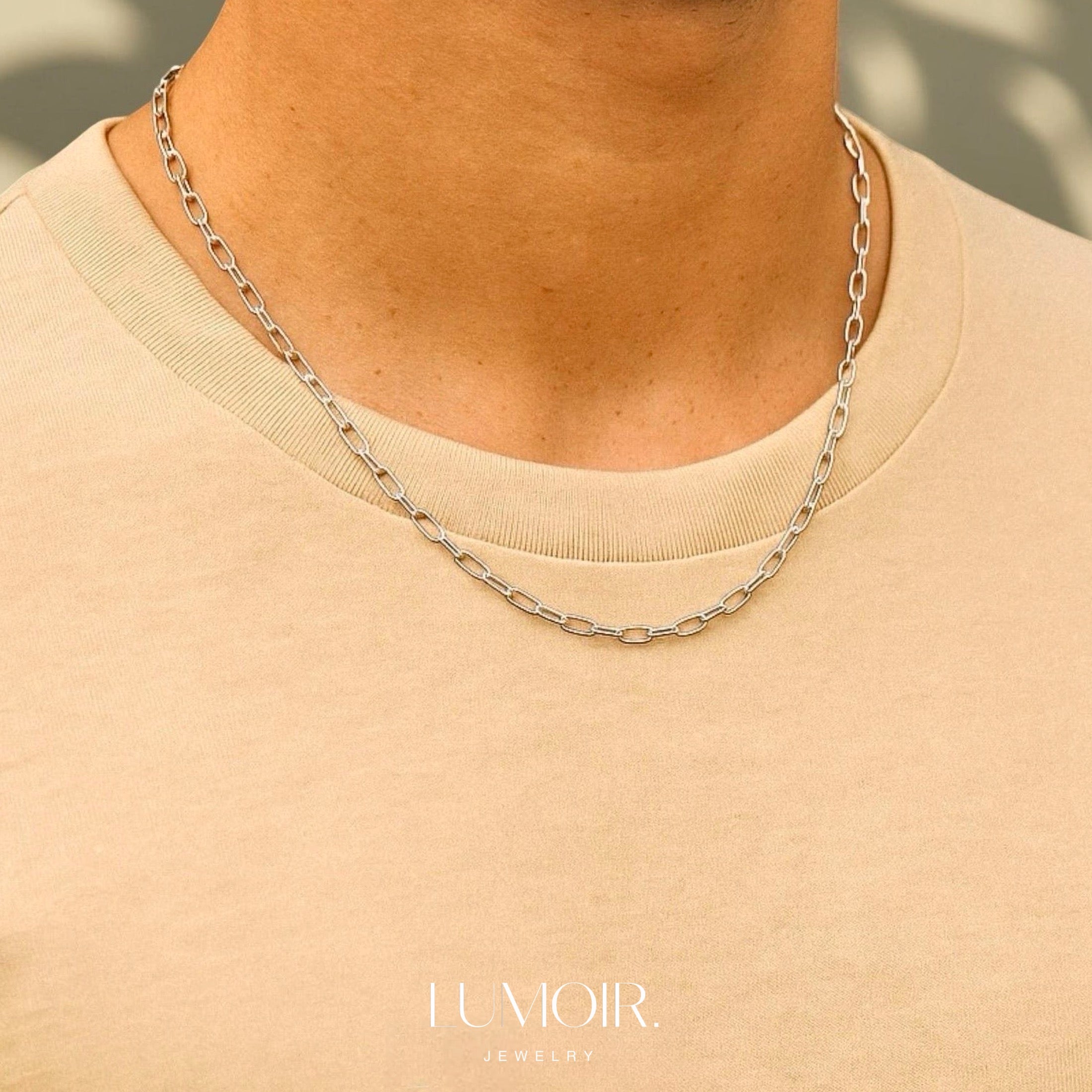 Personalized stainless steel necklace James