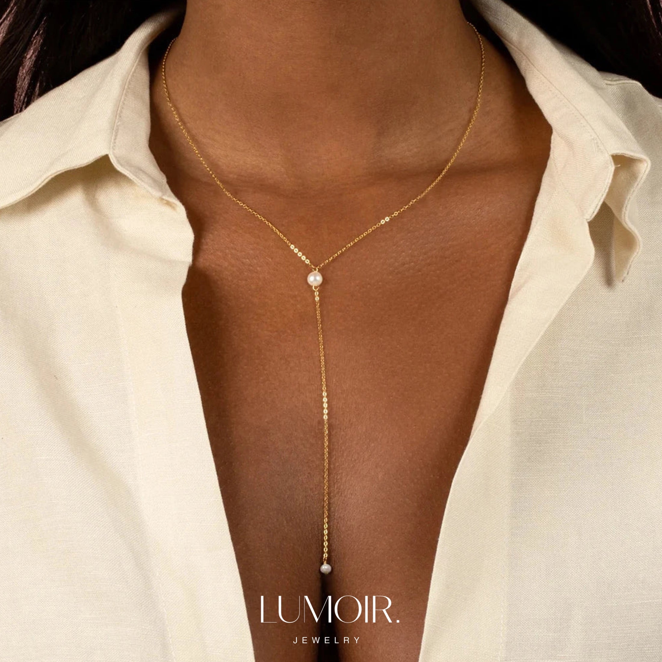 Stainless steel necklace Seraphina