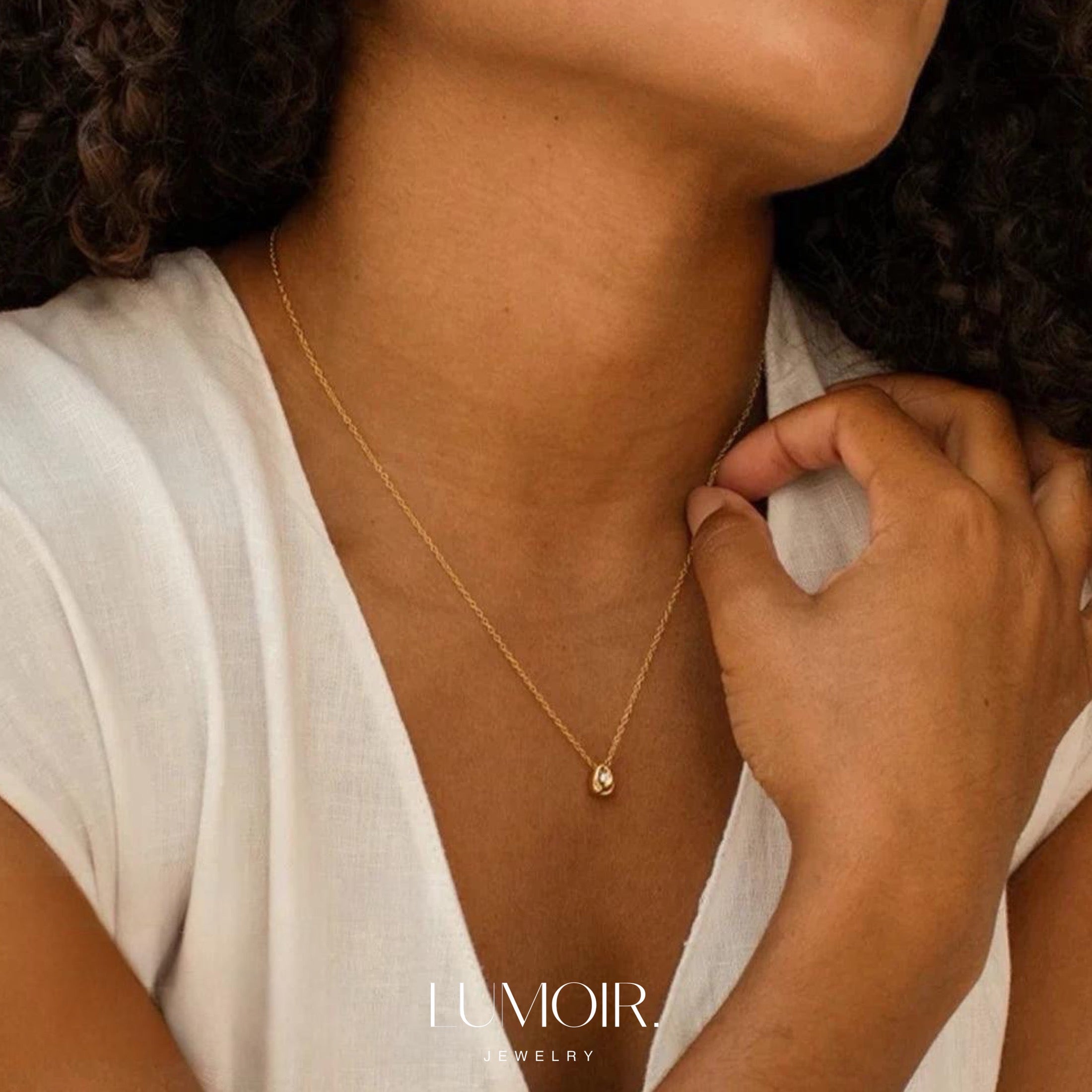 Stainless steel necklace Semana