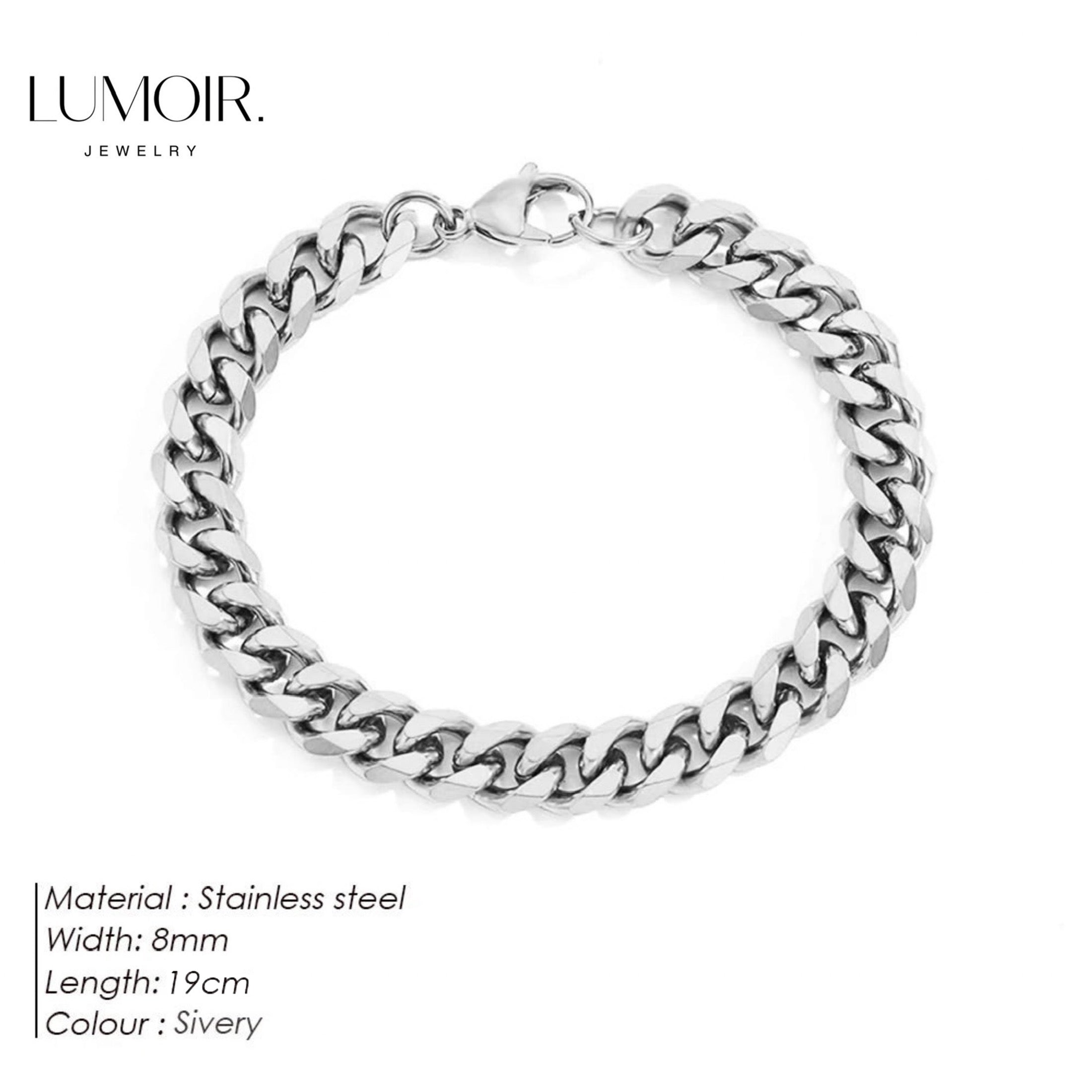 Stainless steel bracelet Nico