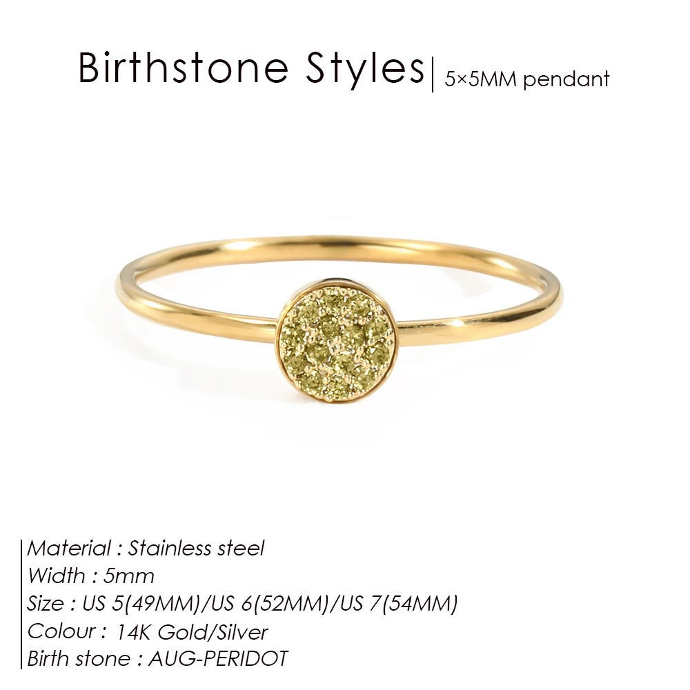 Birthstone ring Daniela