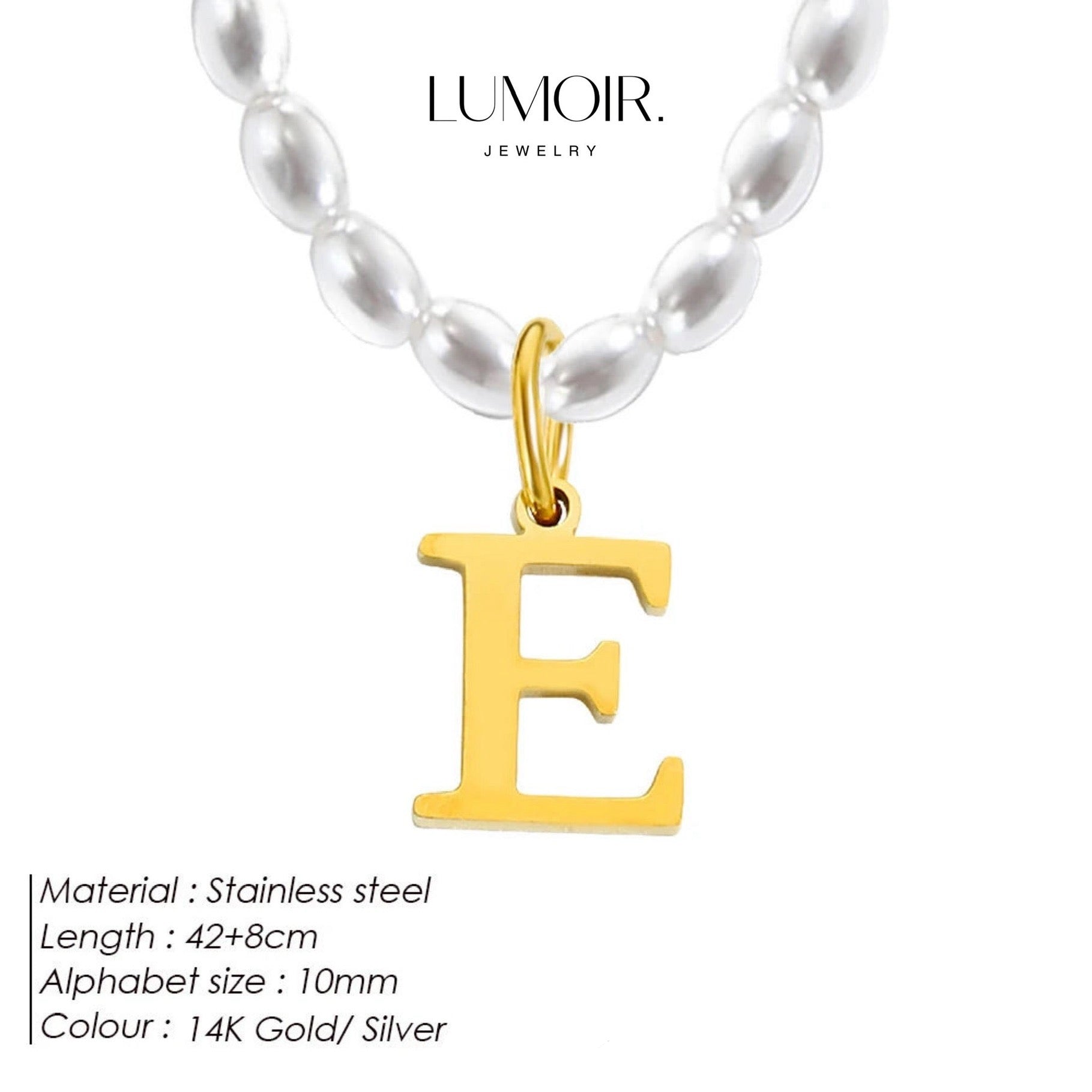 Personalized pearl necklace Tanna