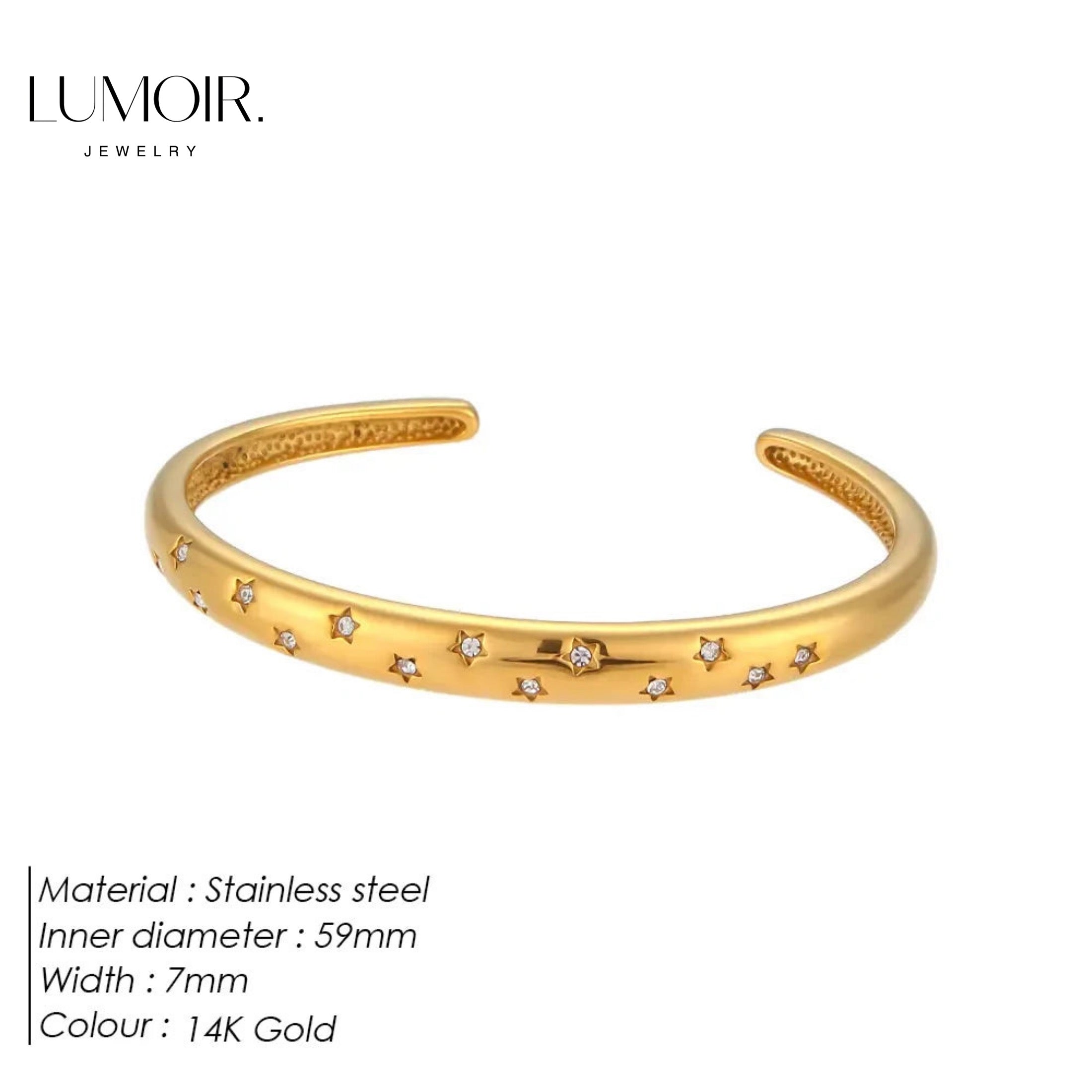 Stainless steel bracelet Zephyra