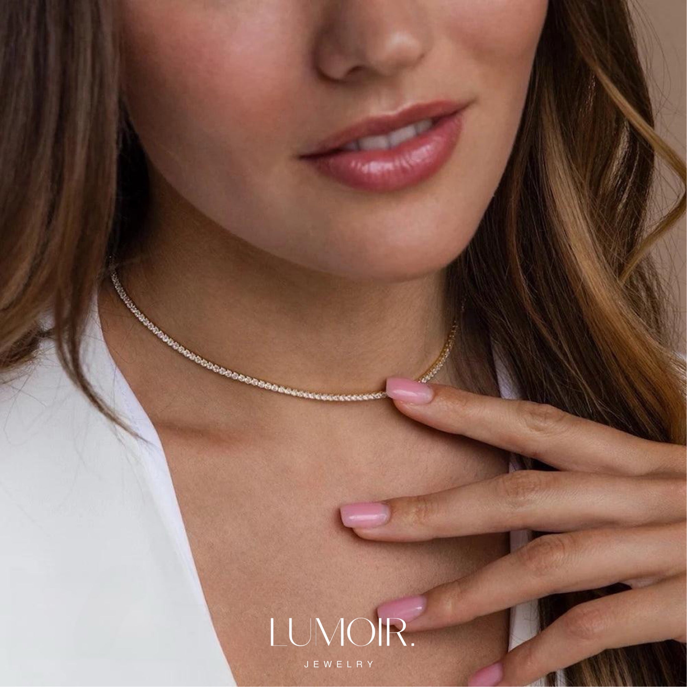 Davina gemstone necklace