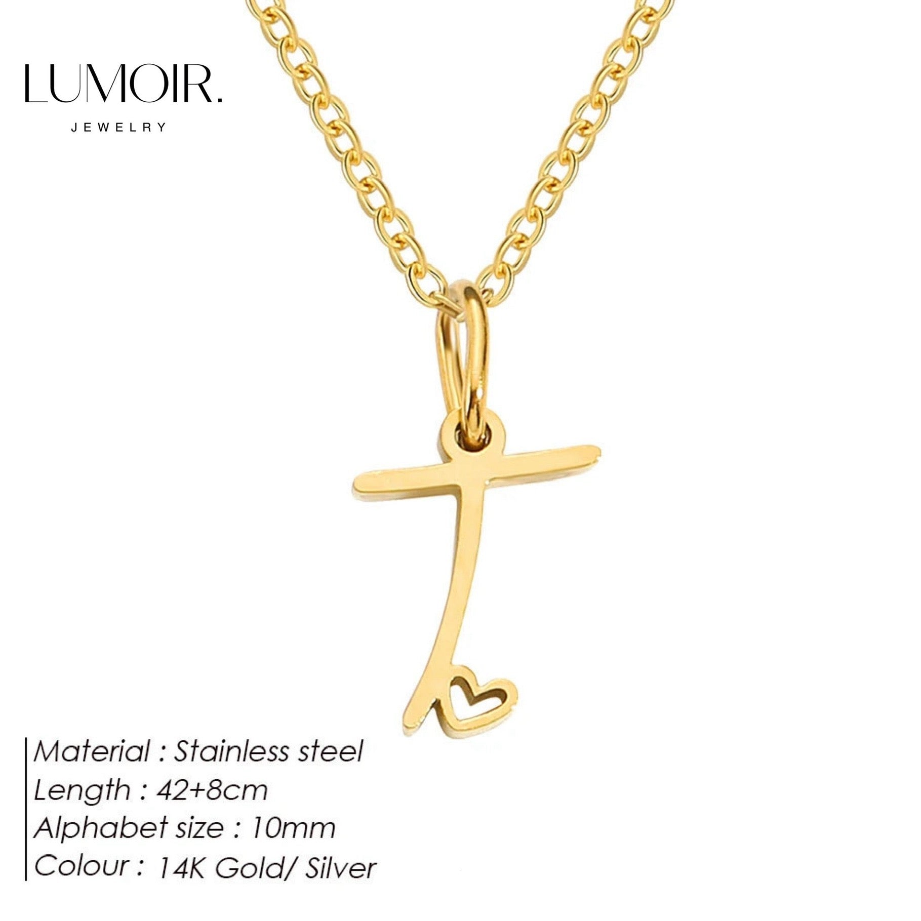 Personalized stainless steel necklace Venice