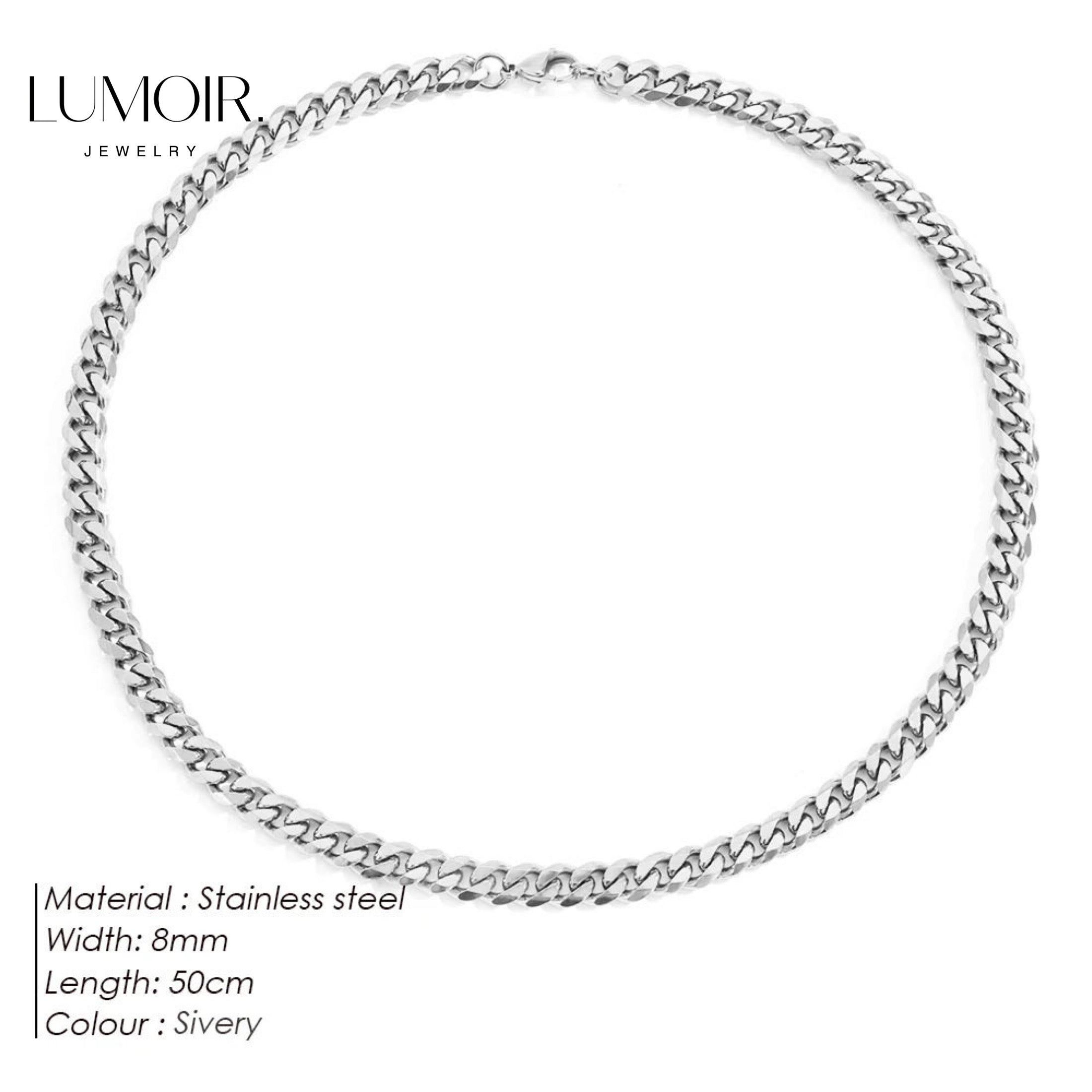 Stainless steel necklace Renzo