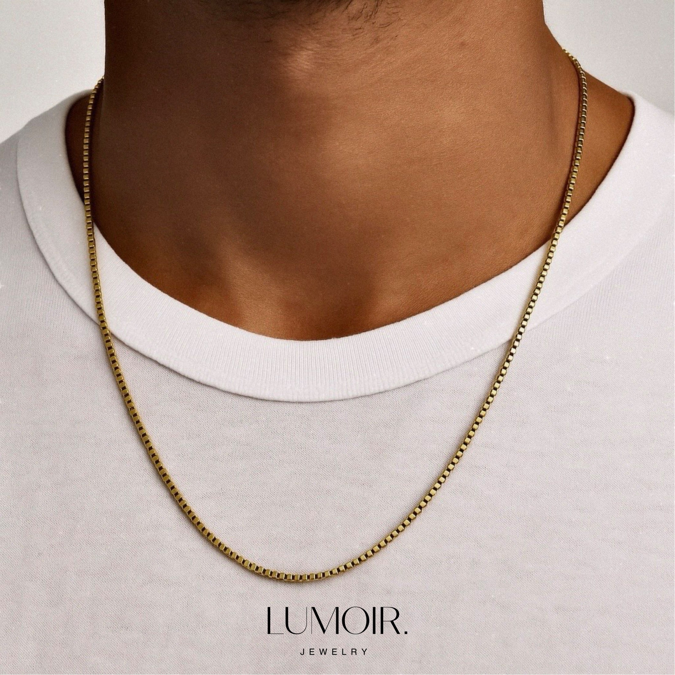 Personalized stainless steel necklace Dean