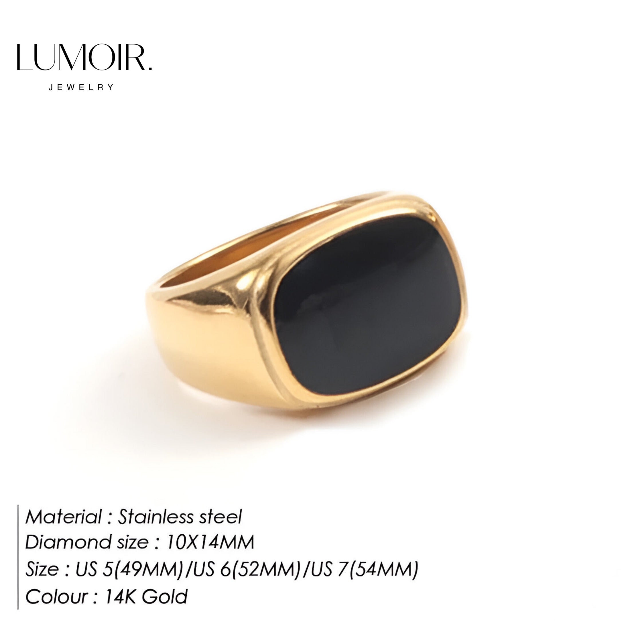 Stainless steel ring Serena