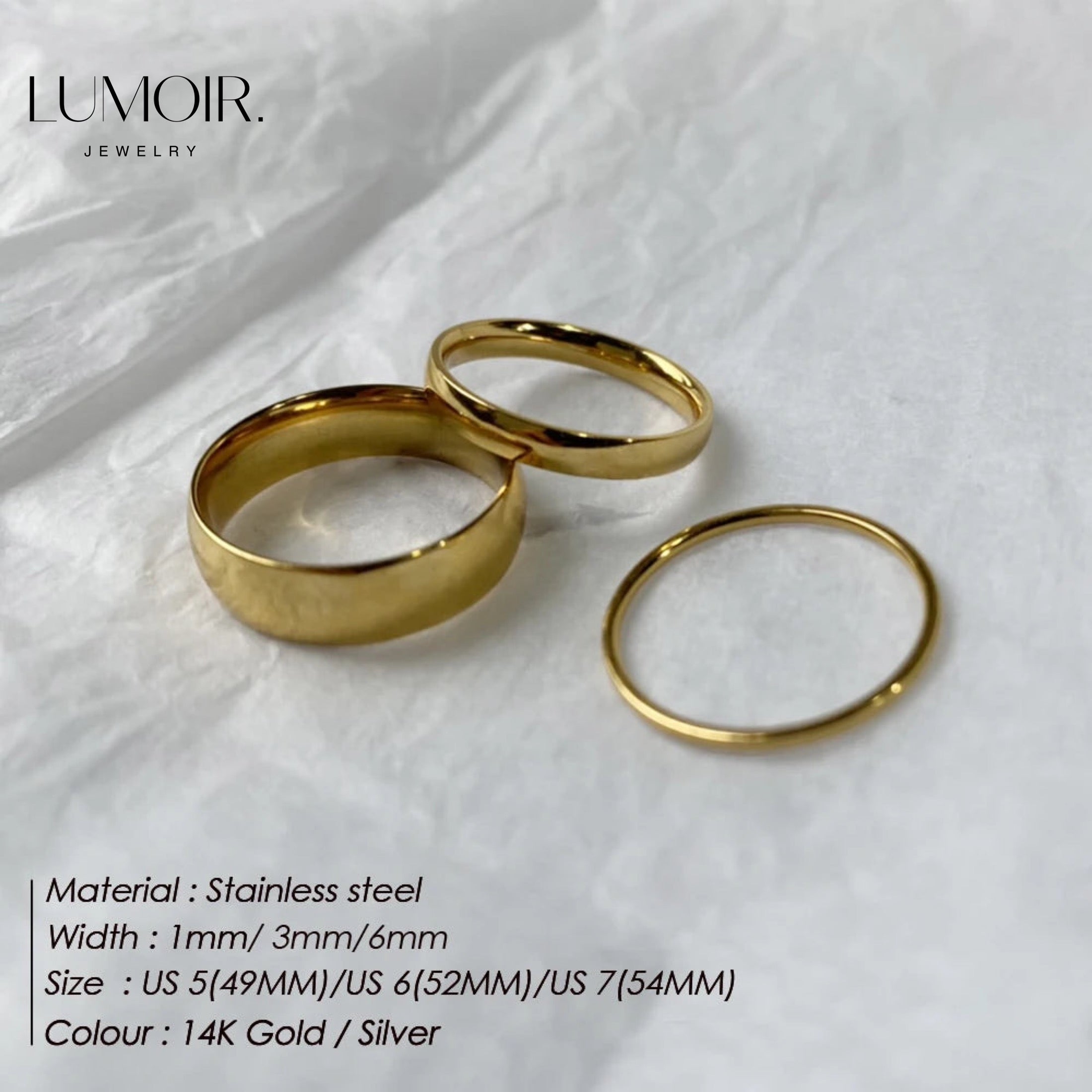 Stainless steel ring Thea