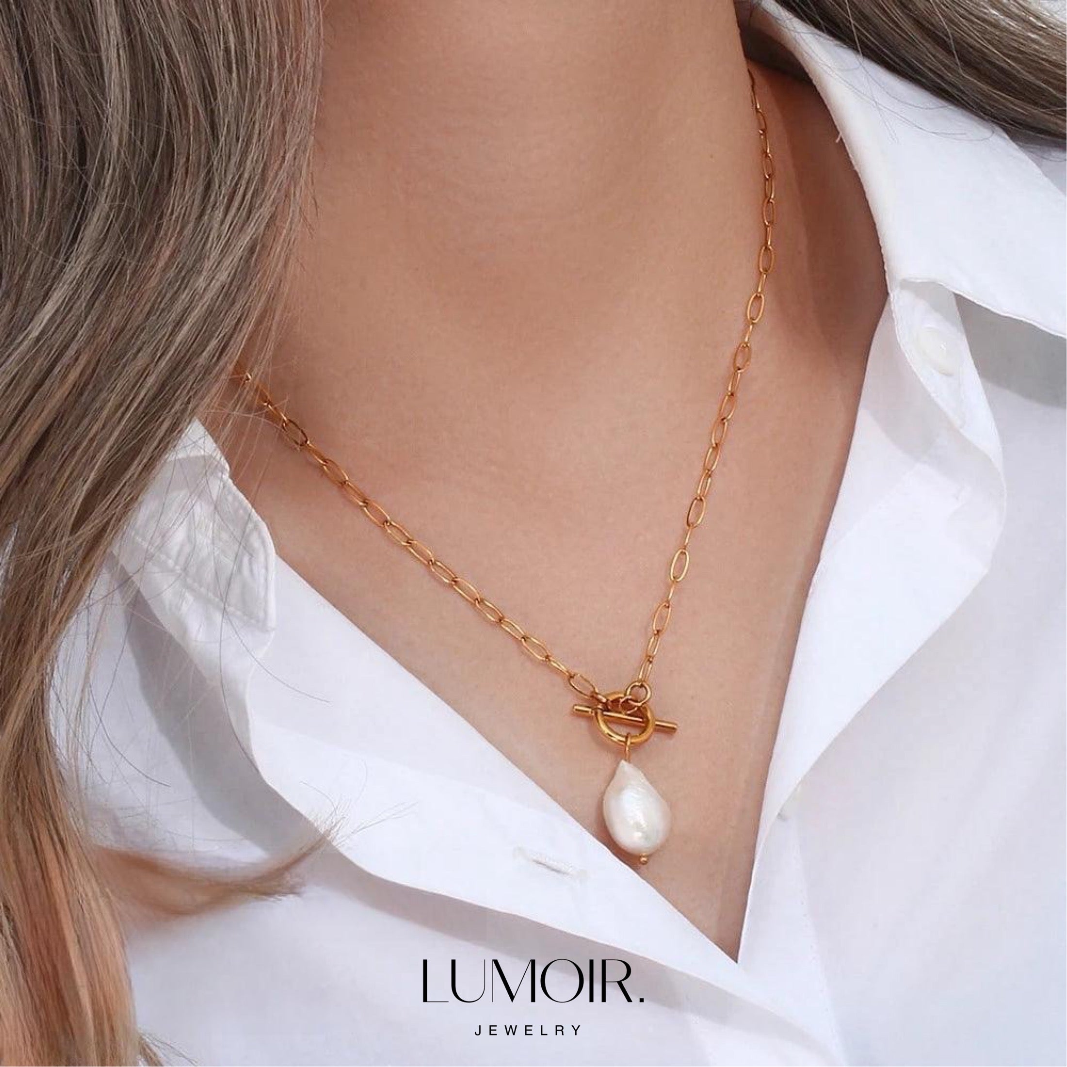 Stainless steel necklace Nila