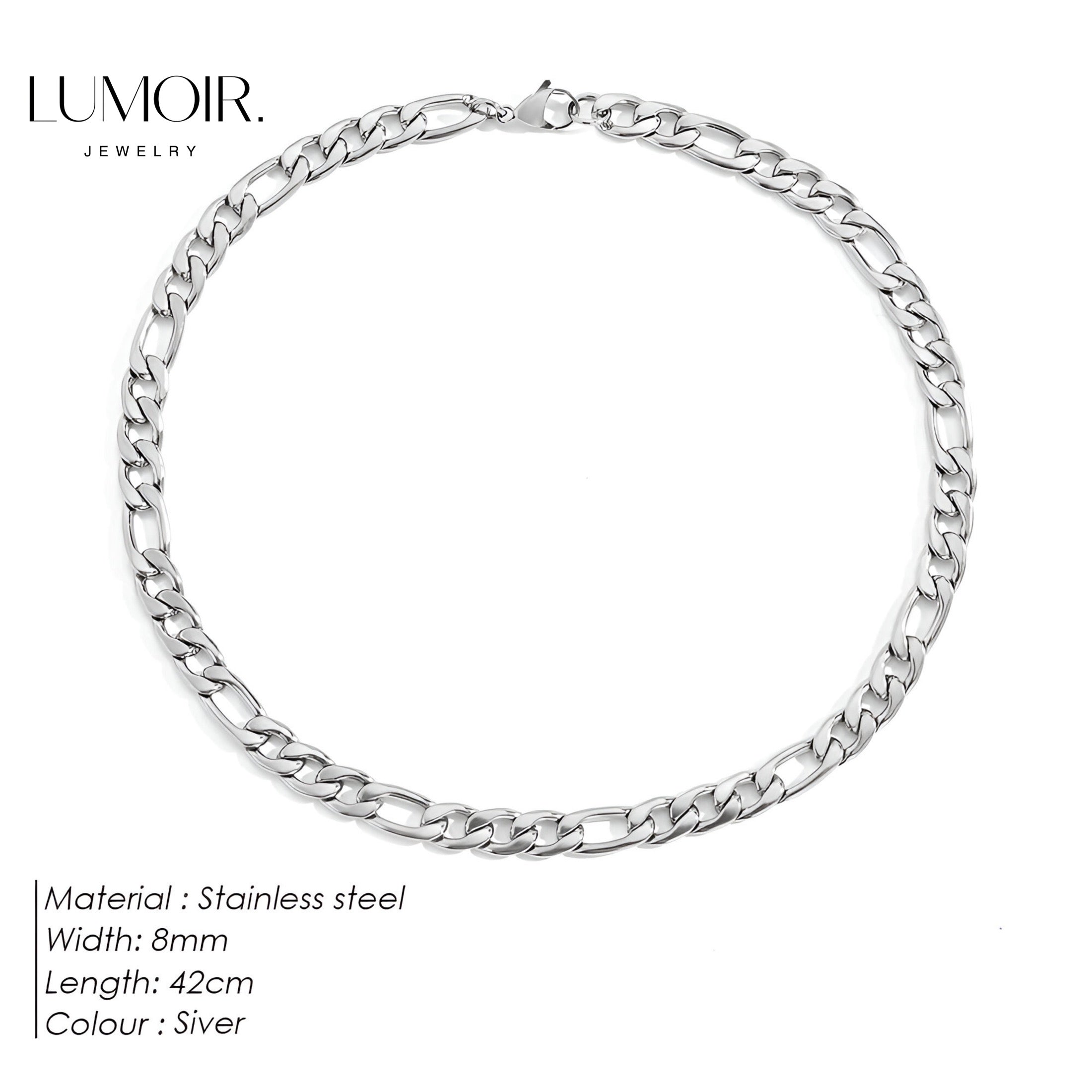 Stainless steel necklace Brice