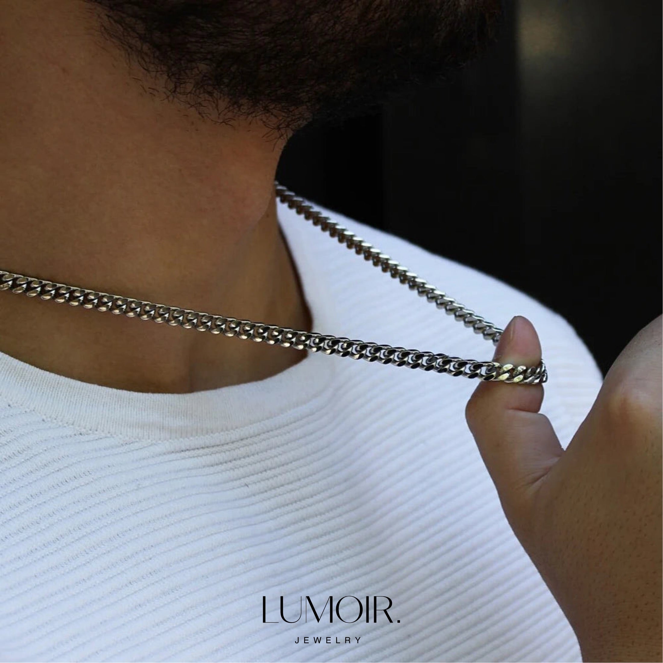 Stainless steel necklace Renzo