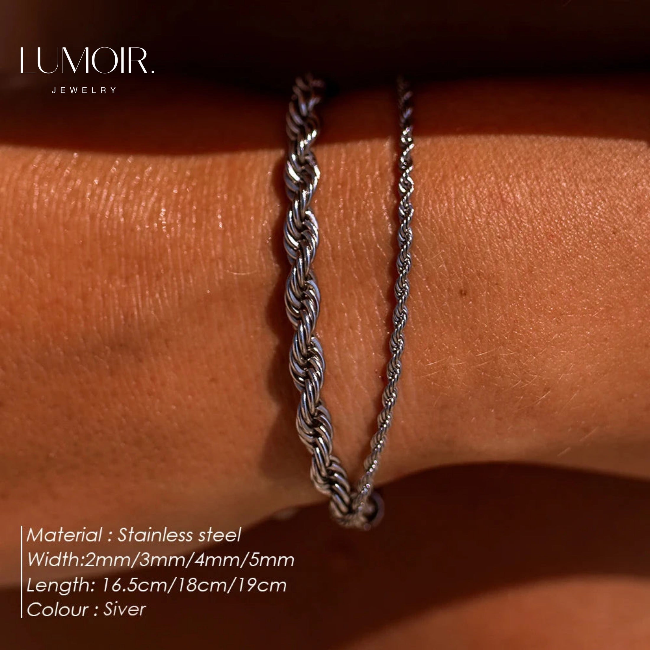 Stainless steel bracelet Nos