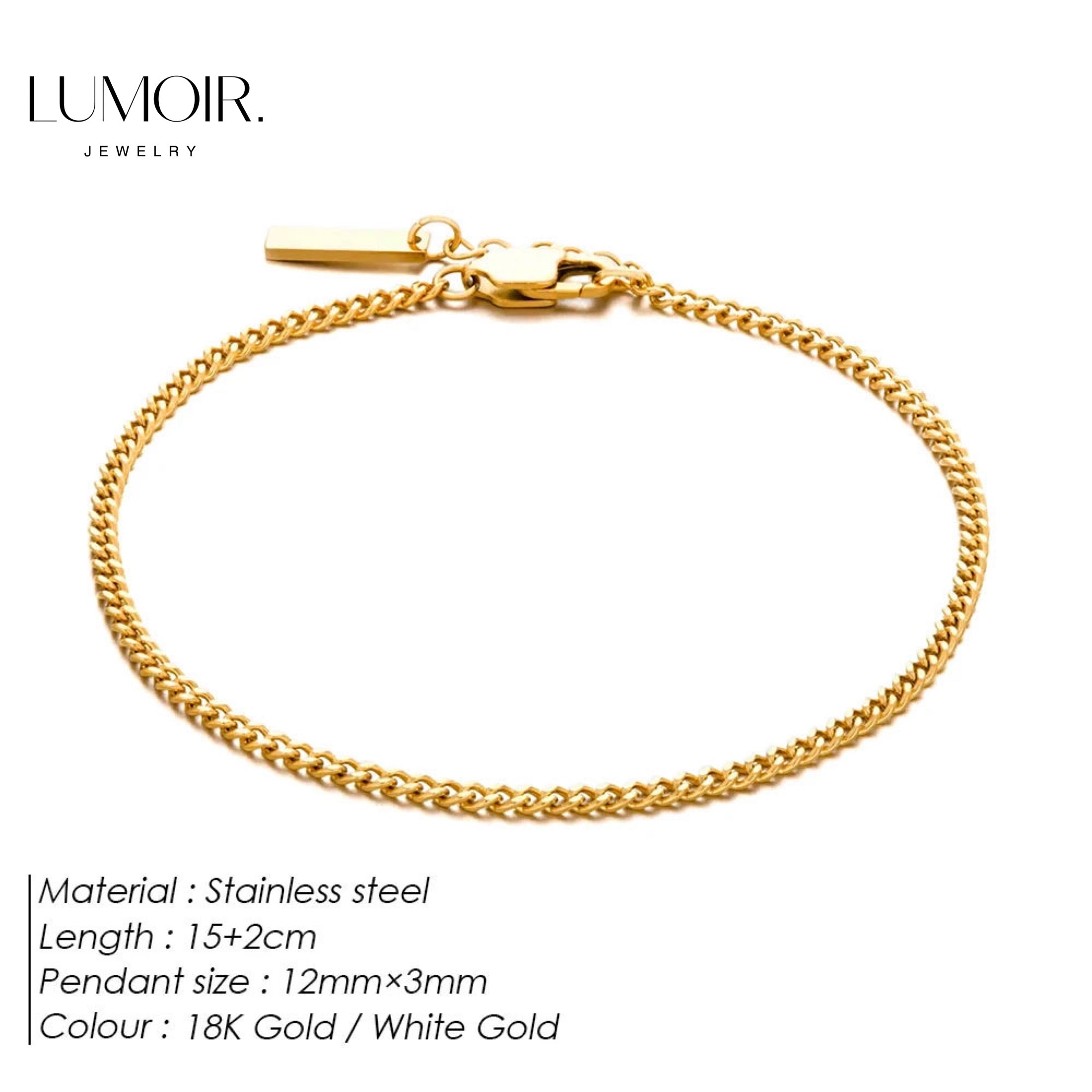 Personalized stainless steel bracelet Kane