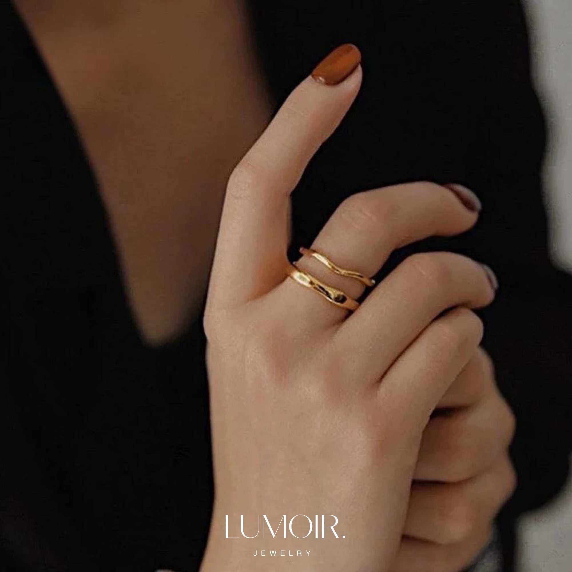 Stainless steel ring Inès