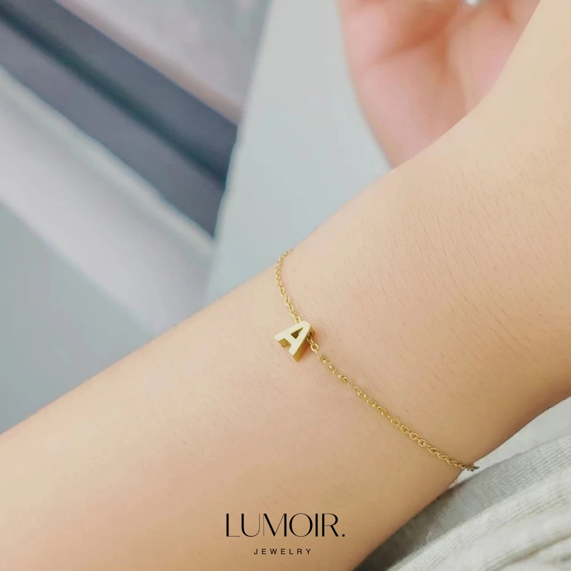 Personalized stainless steel bracelet Chloé