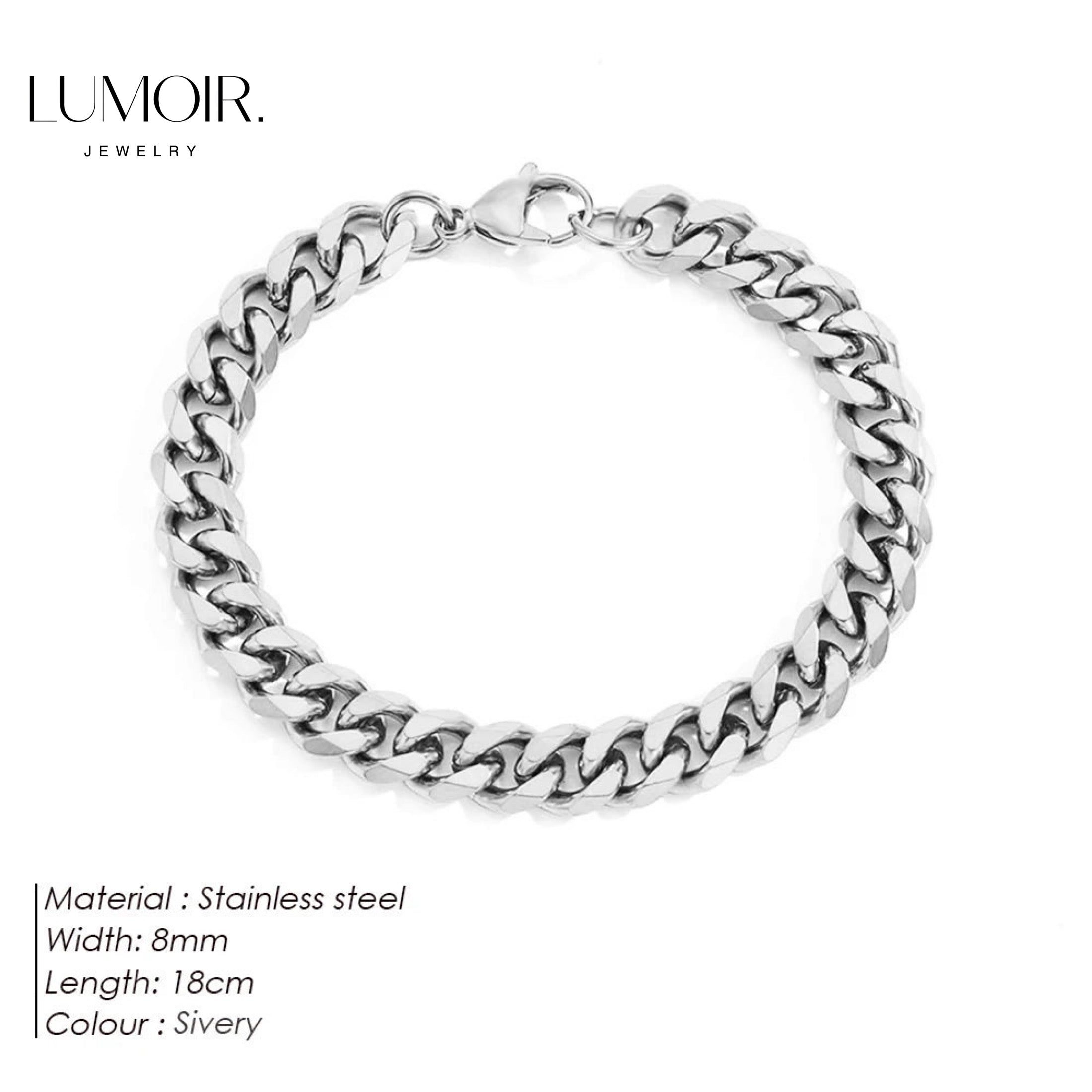Stainless steel bracelet Nico