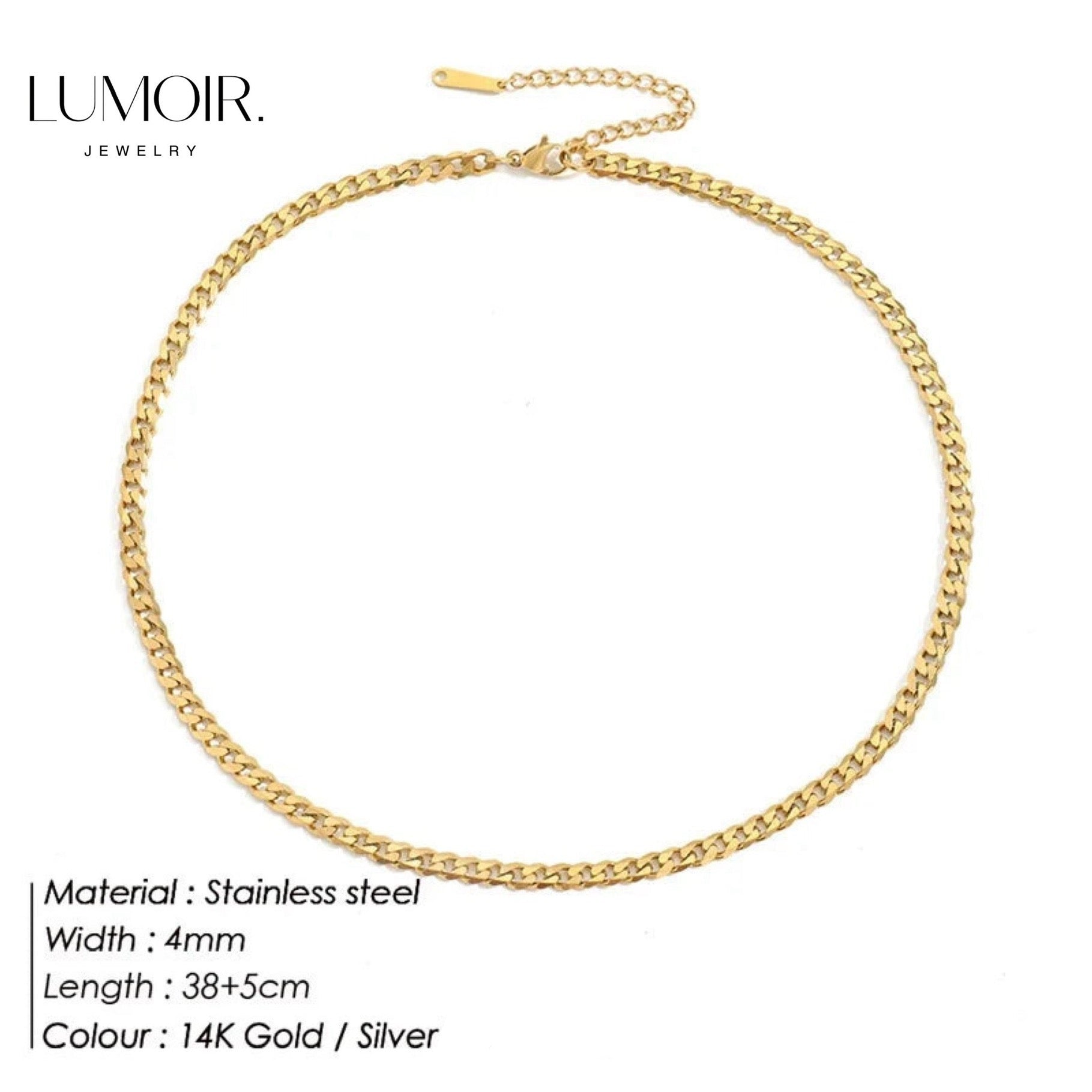 Stainless steel necklace Roi