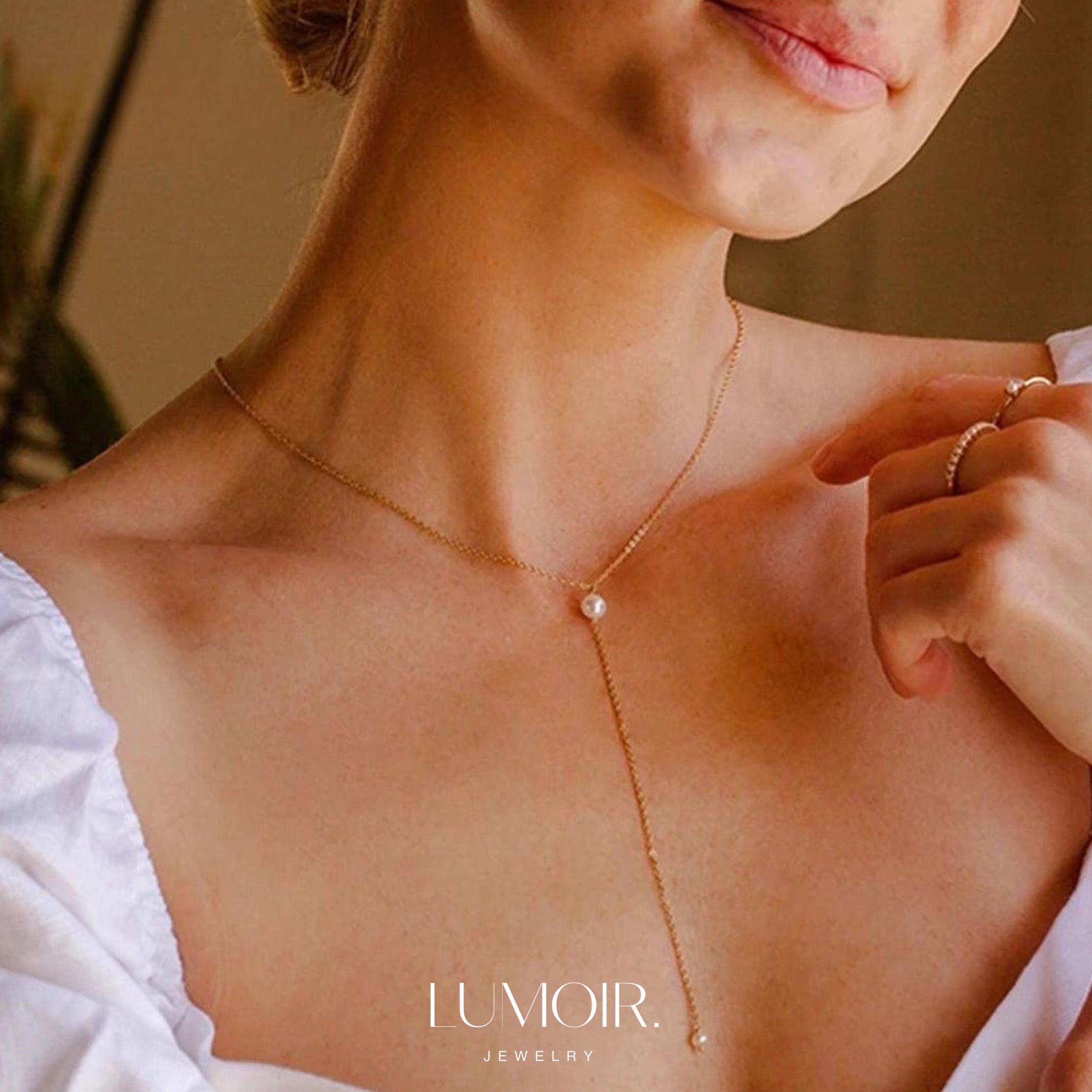 Stainless steel necklace Seraphina