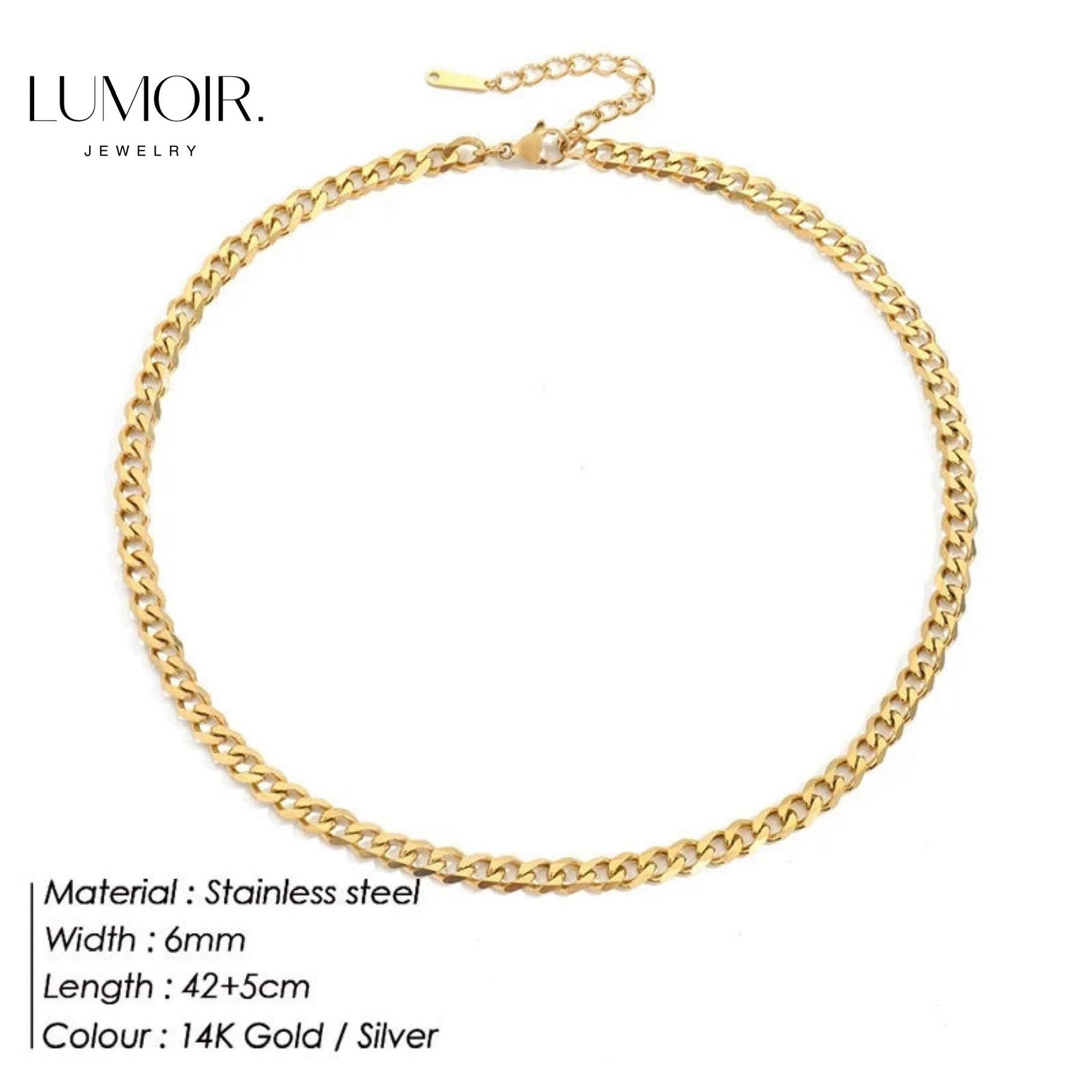 Stainless steel necklace Roi