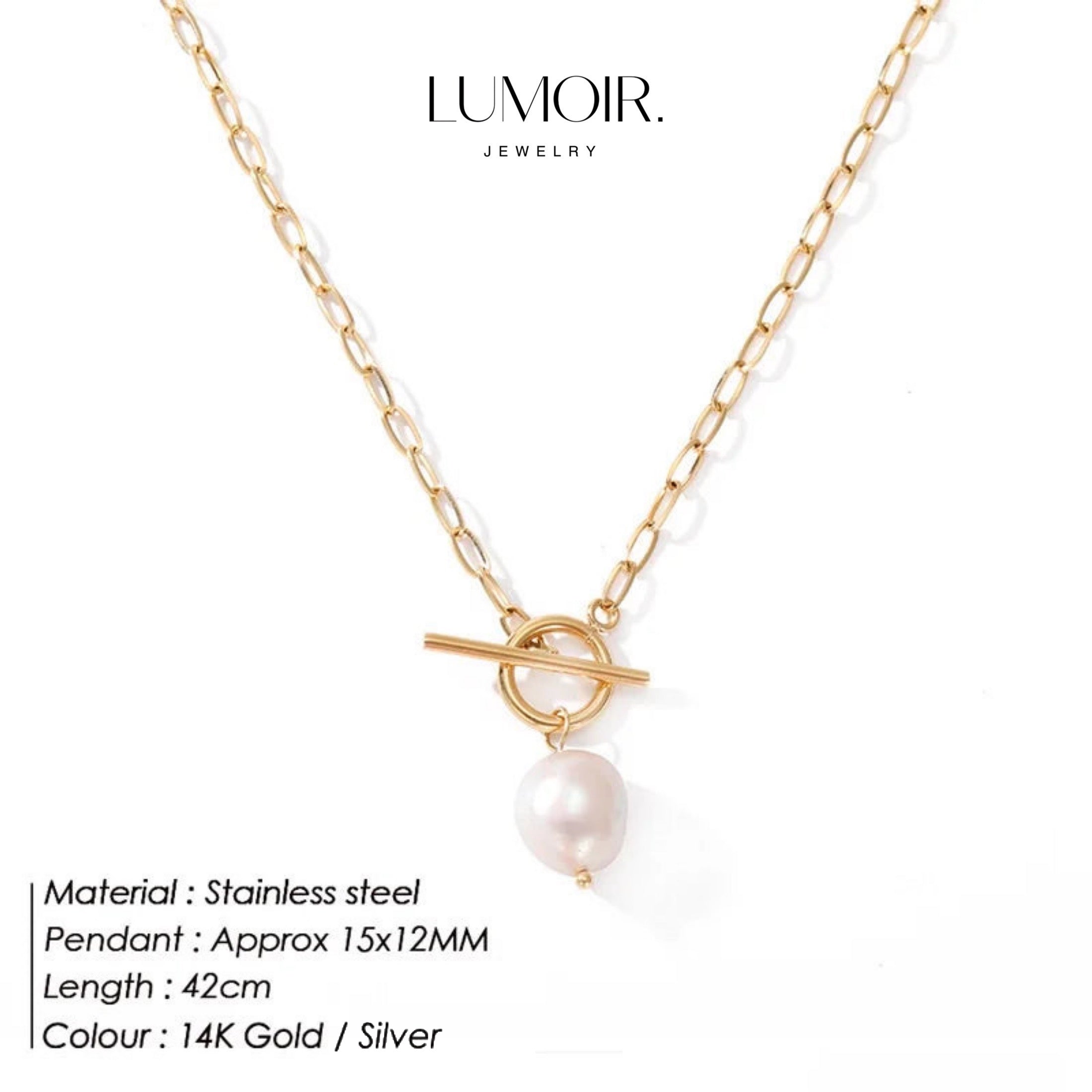Stainless steel necklace Nila