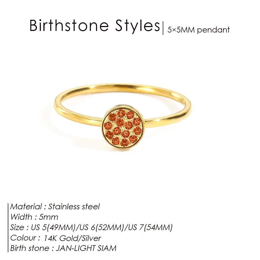 Birthstone ring Daniela