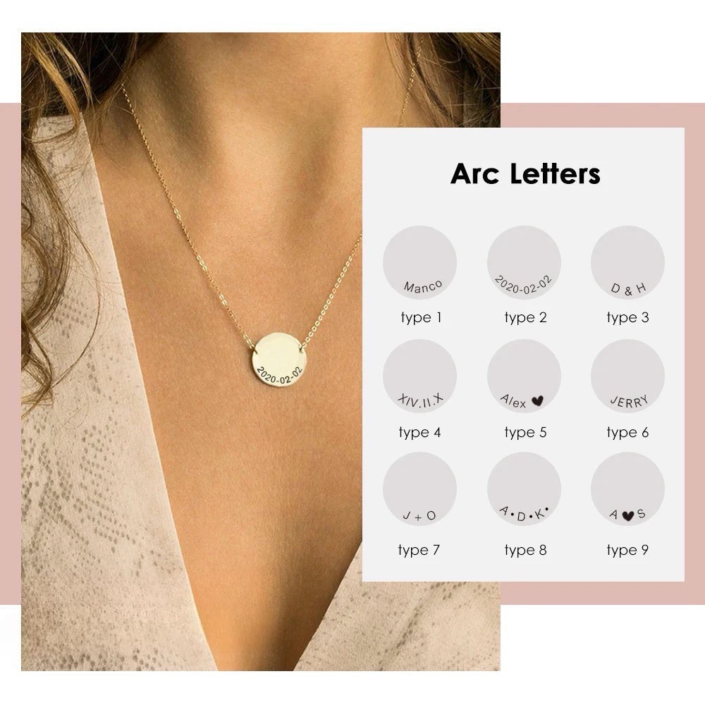 Personalized stainless steel necklace Karin
