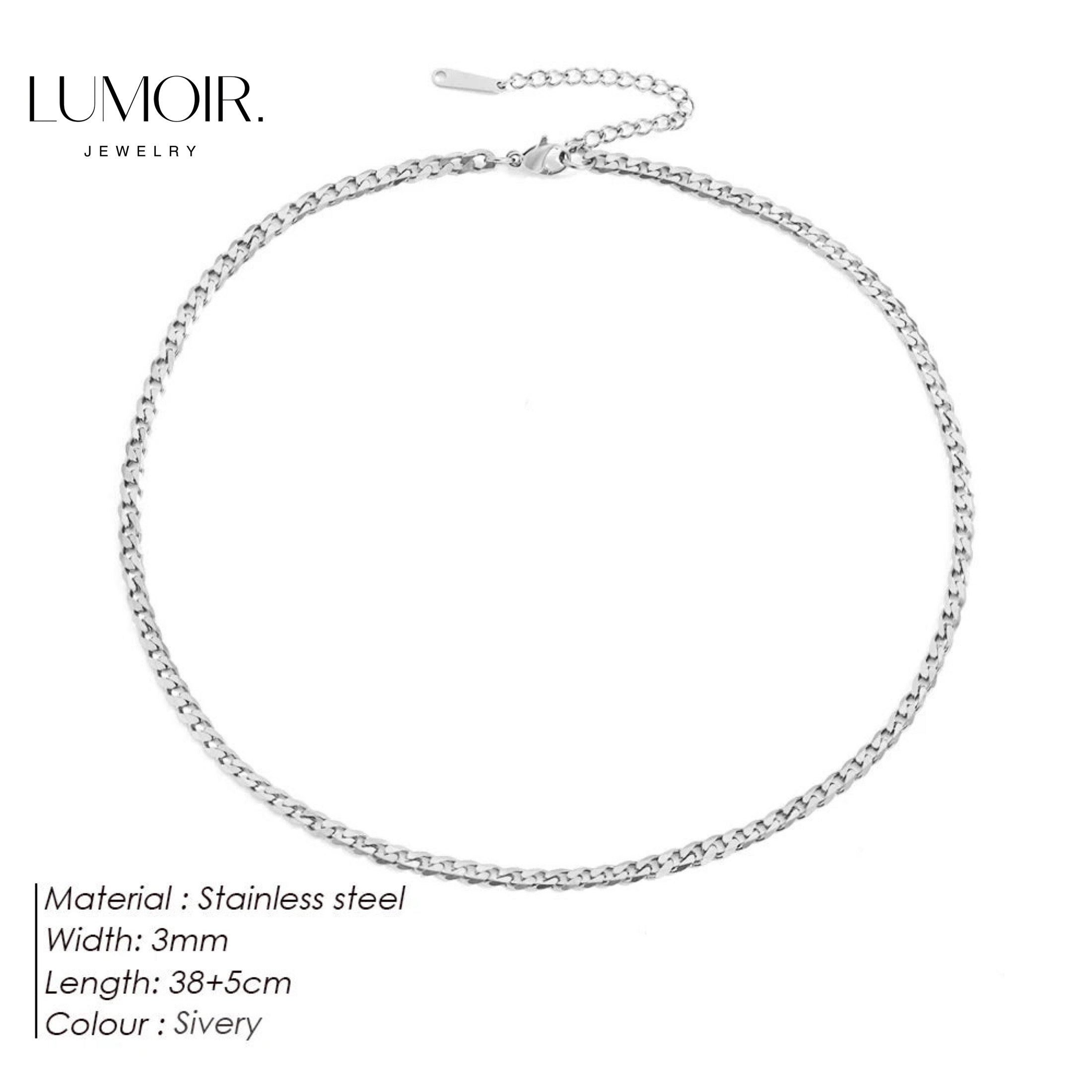 Stainless steel necklace Renzo