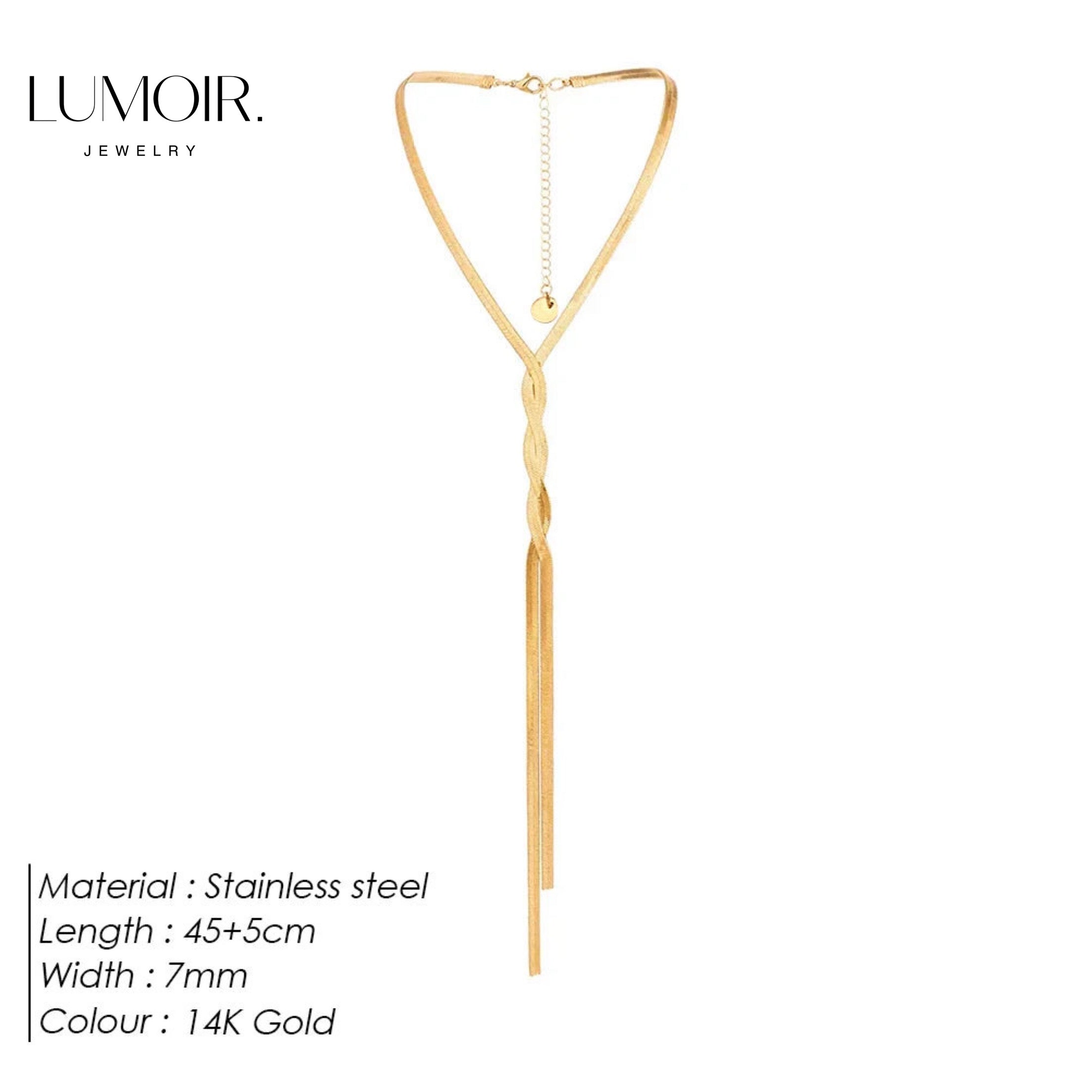 Colosa stainless steel necklace