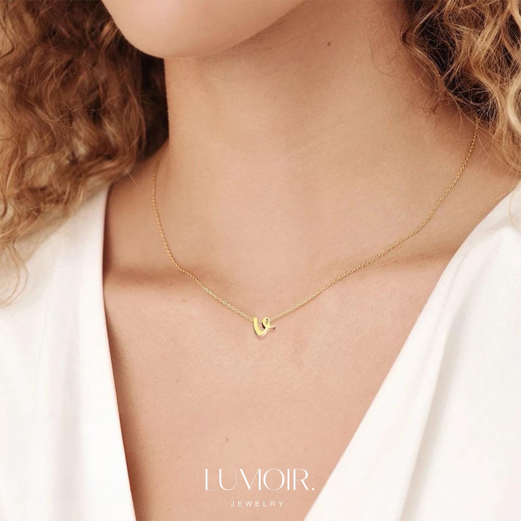 Personalized stainless steel necklace Adèle