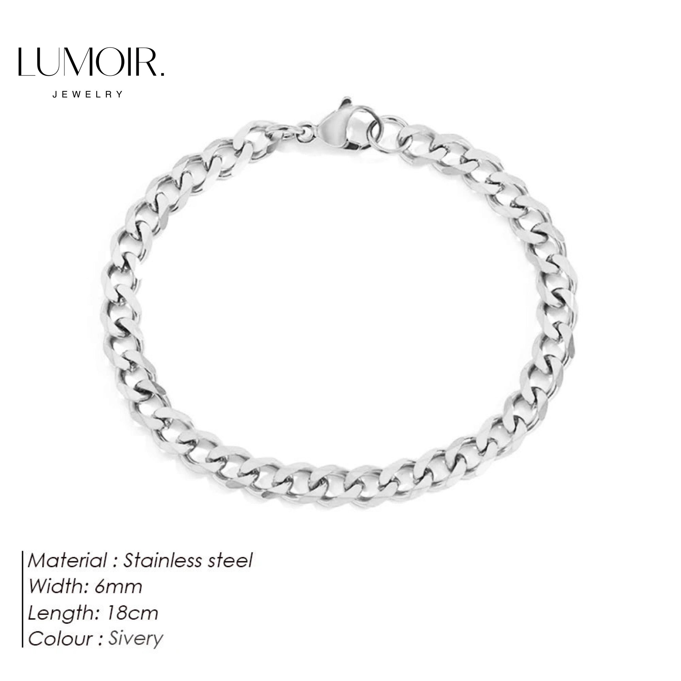Stainless steel bracelet Nico