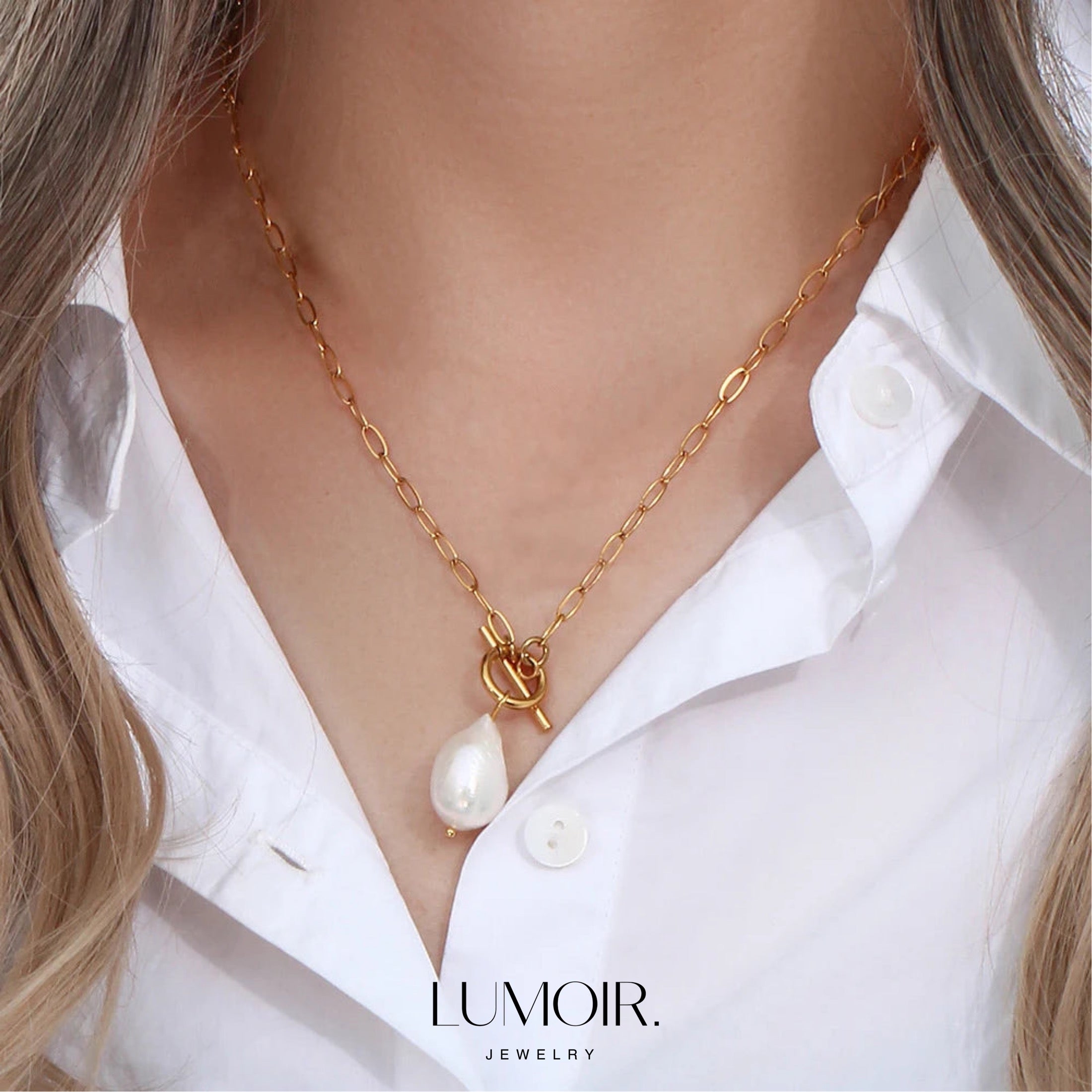 Stainless steel necklace Nila