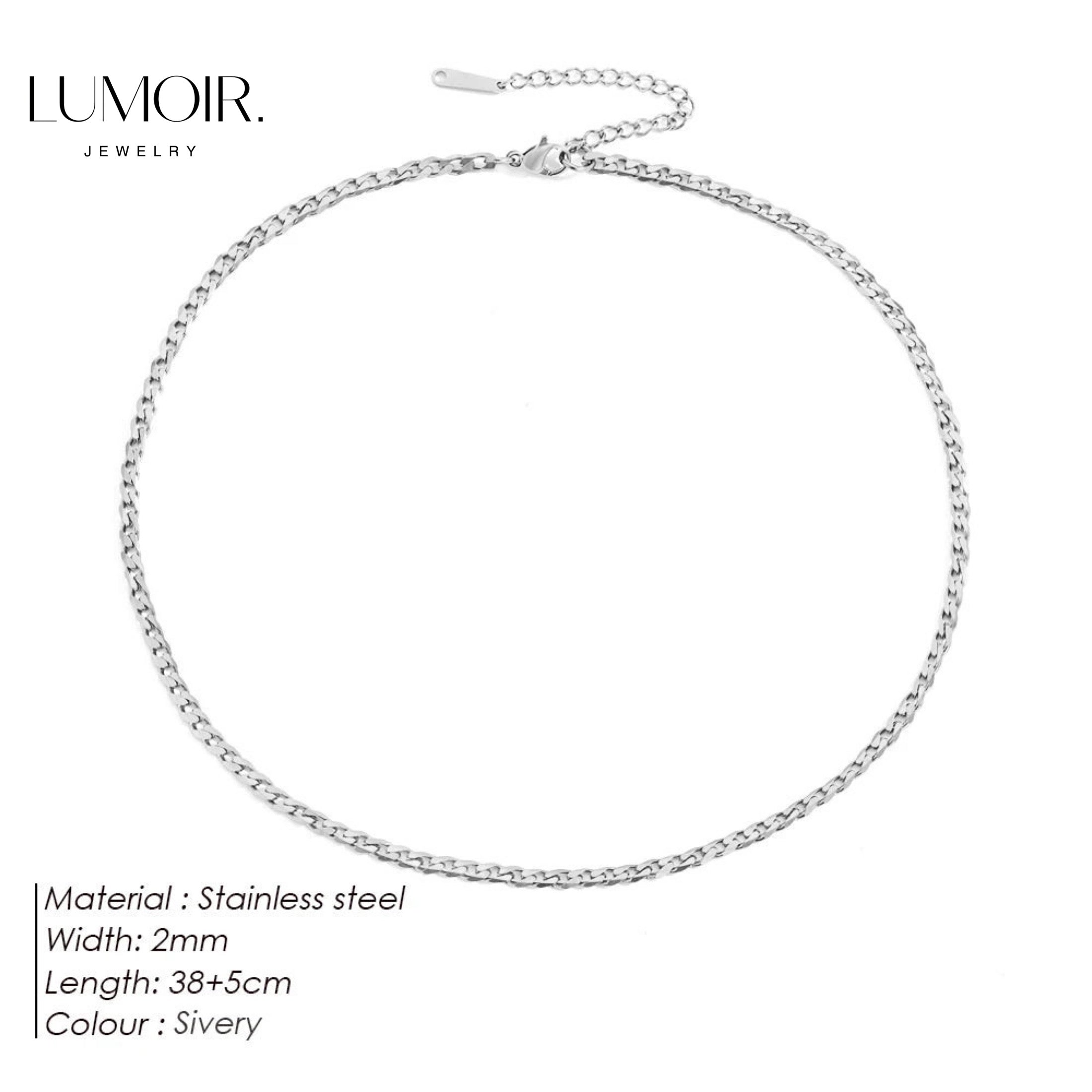 Stainless steel necklace Renzo