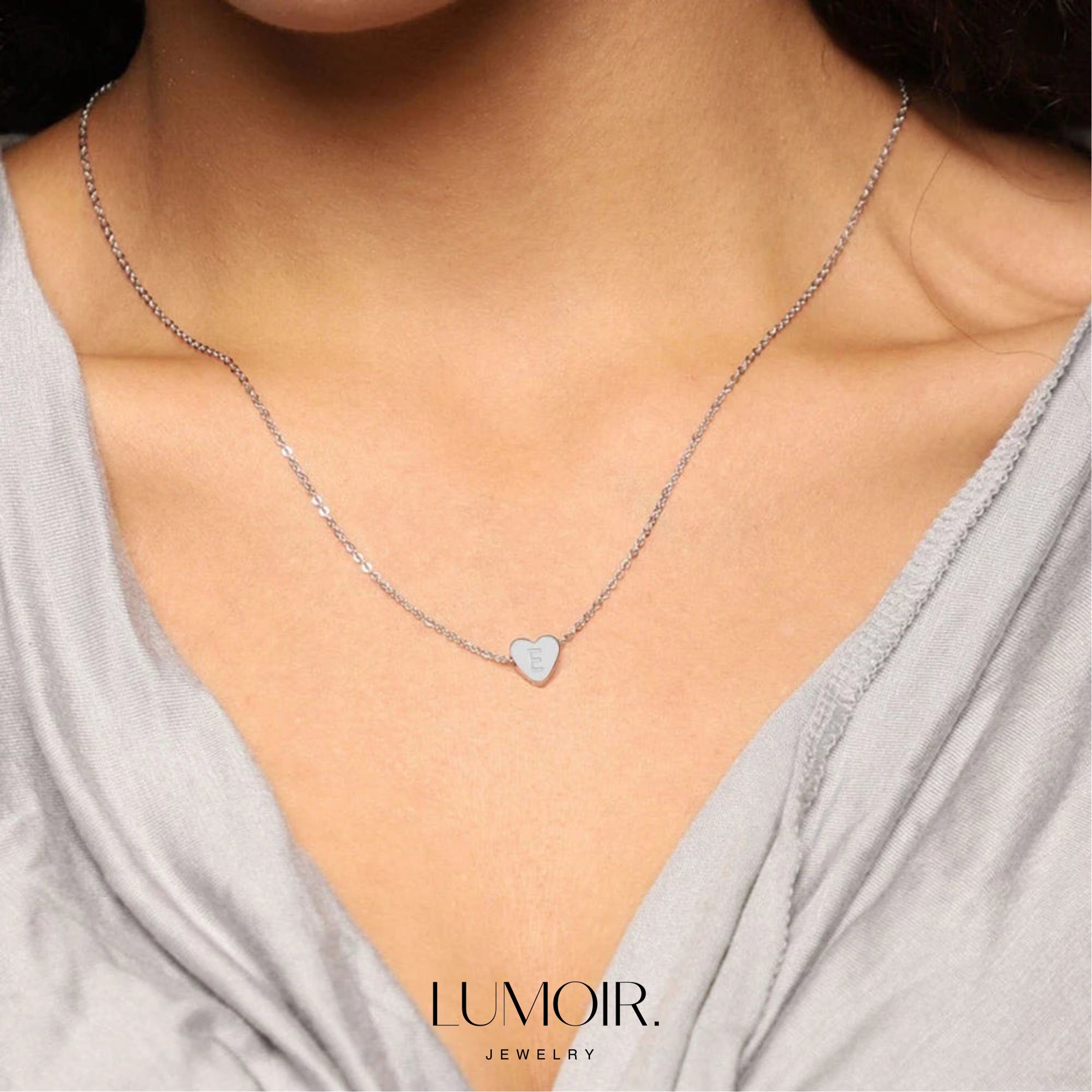 Personalized stainless steel necklace Bluma