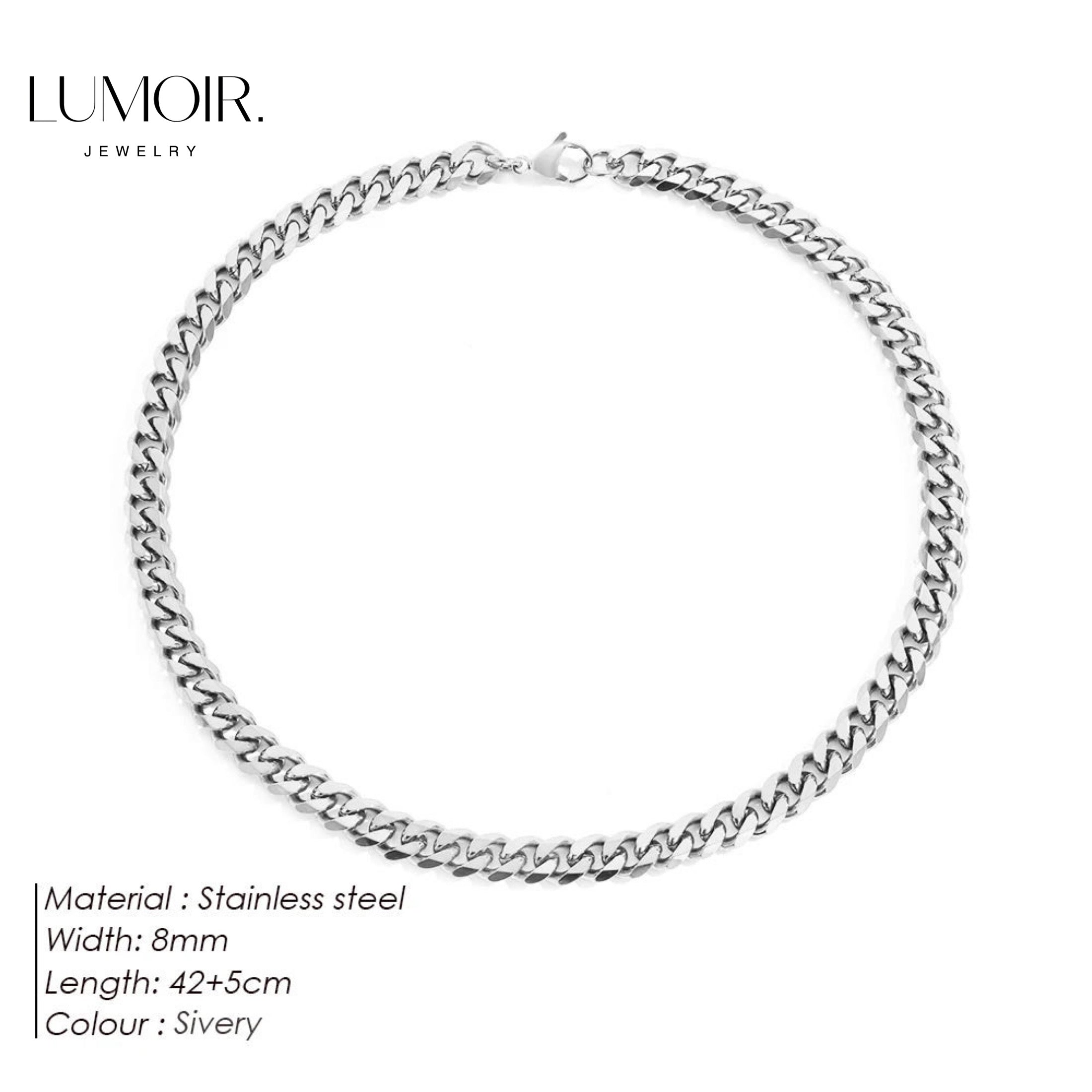 Stainless steel necklace Renzo