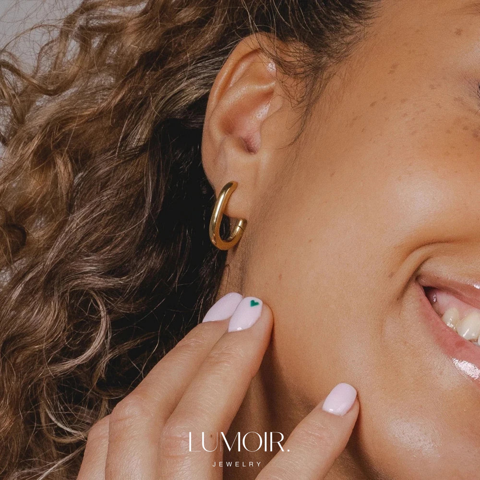 Stainless steel earrings Bruna