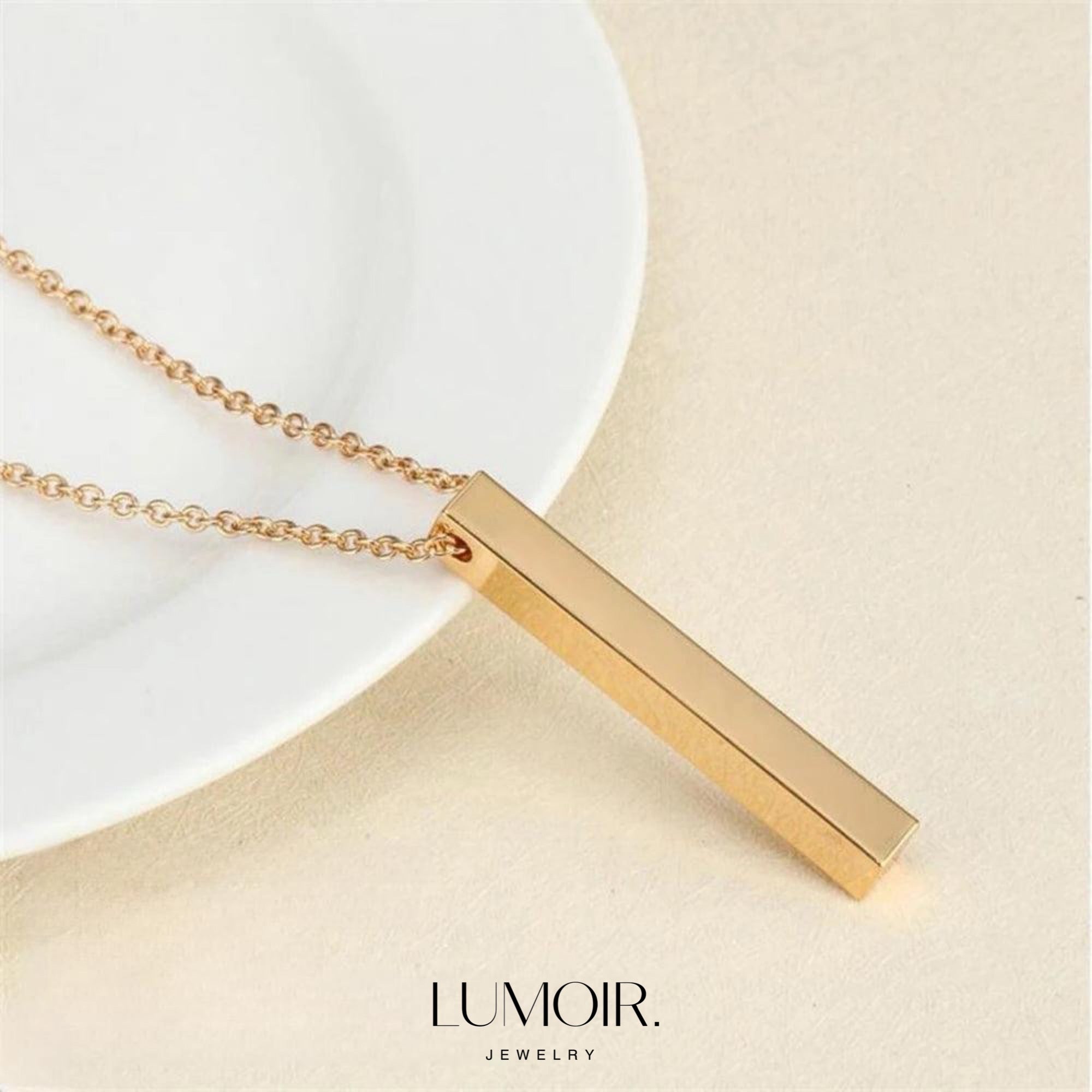 Personalized stainless steel necklace Yuna
