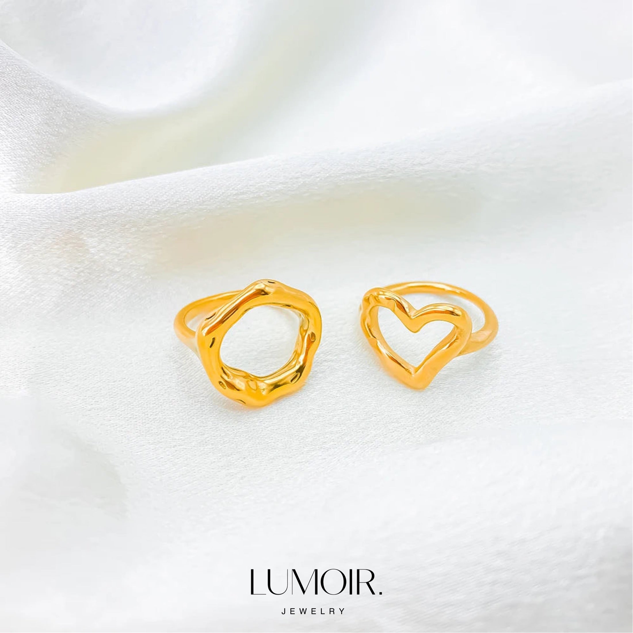 Stainless steel ring Xenia